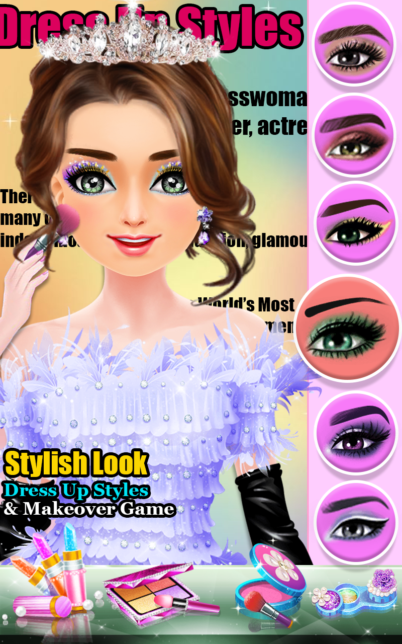 اسکرین شات بازی Dress Up Styles Makeover Games 3