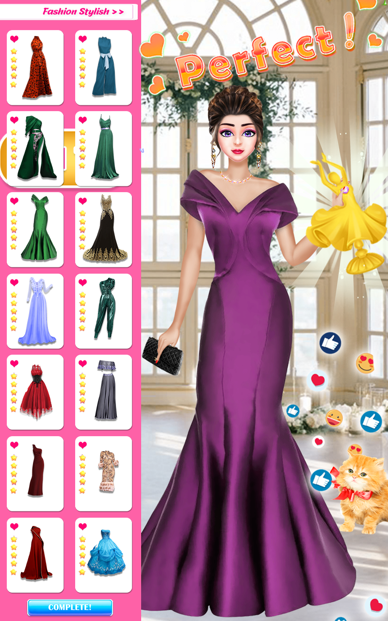 اسکرین شات بازی Dress Up Styles Makeover Games 2