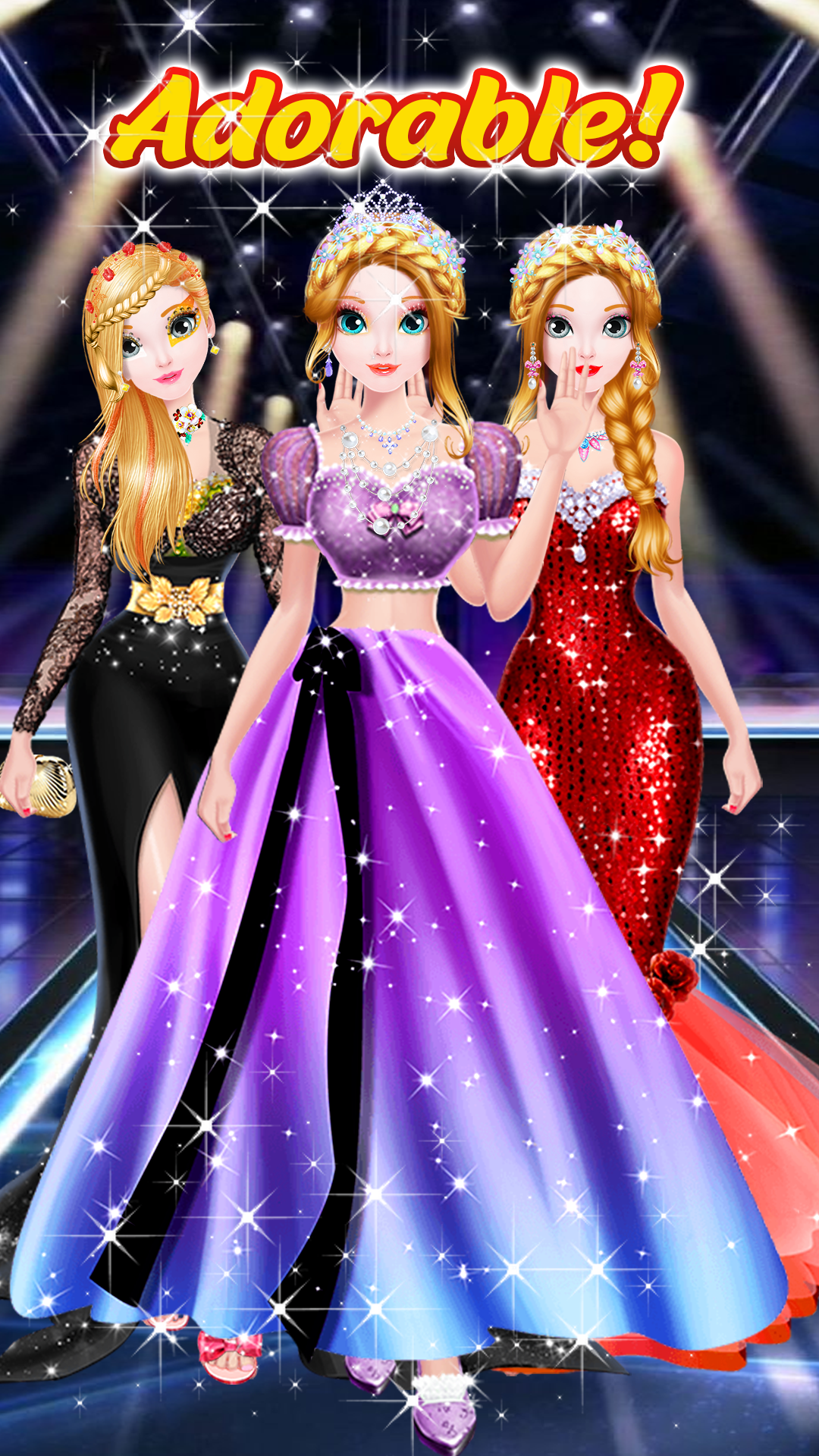 اسکرین شات 1 بازی Makeover Dress Up Story Games