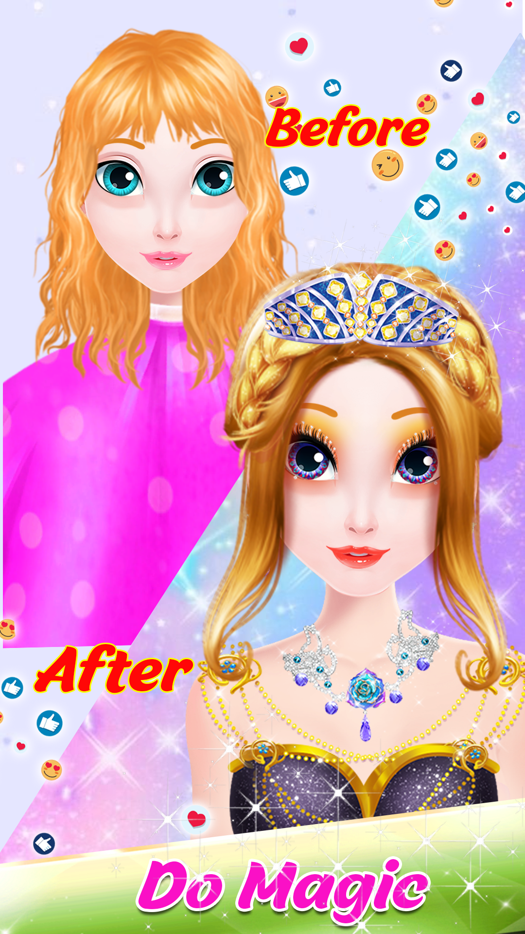 اسکرین شات 3 بازی Makeover Dress Up Story Games