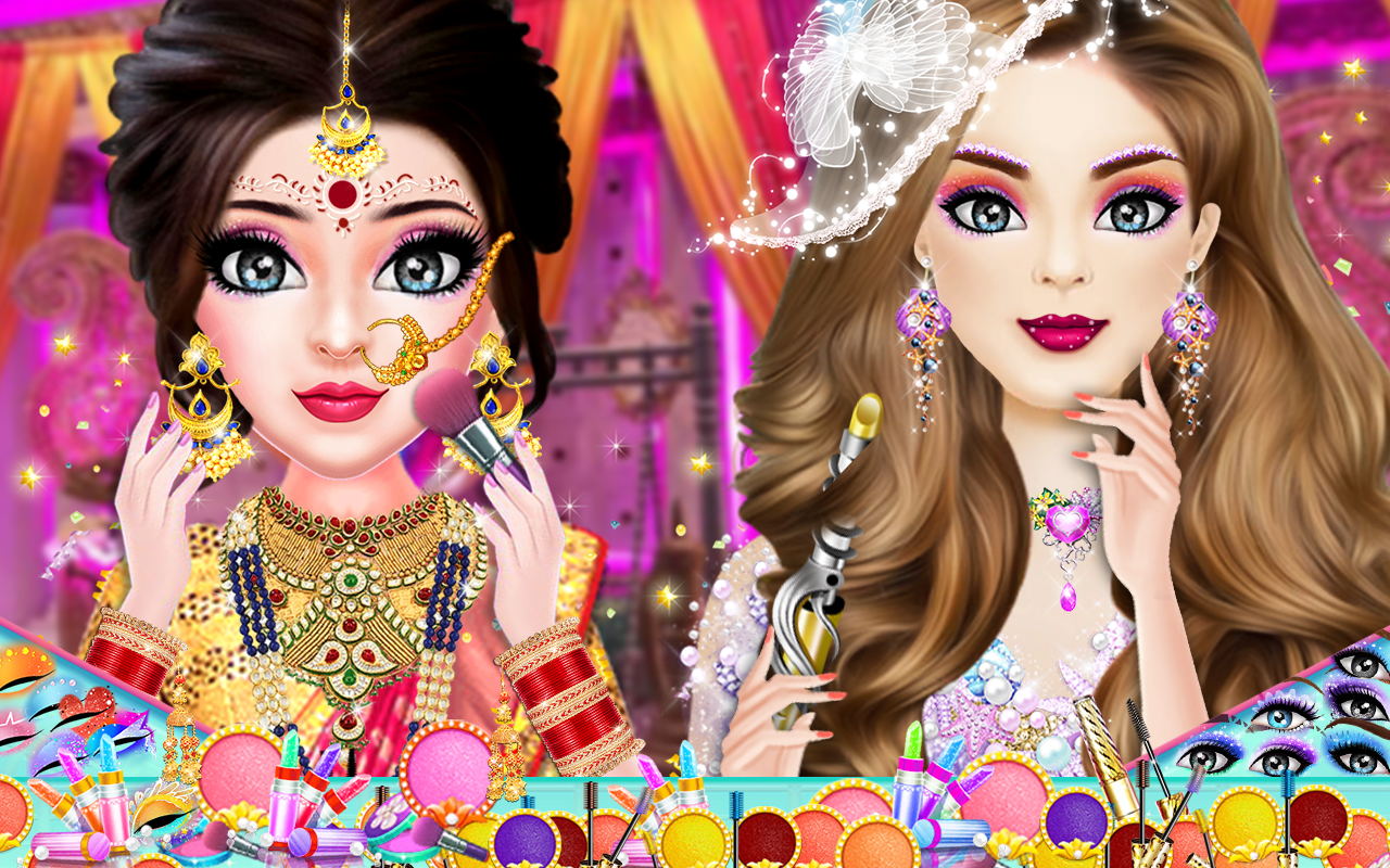 اسکرین شات 3 بازی Indian Wedding Makeup Games