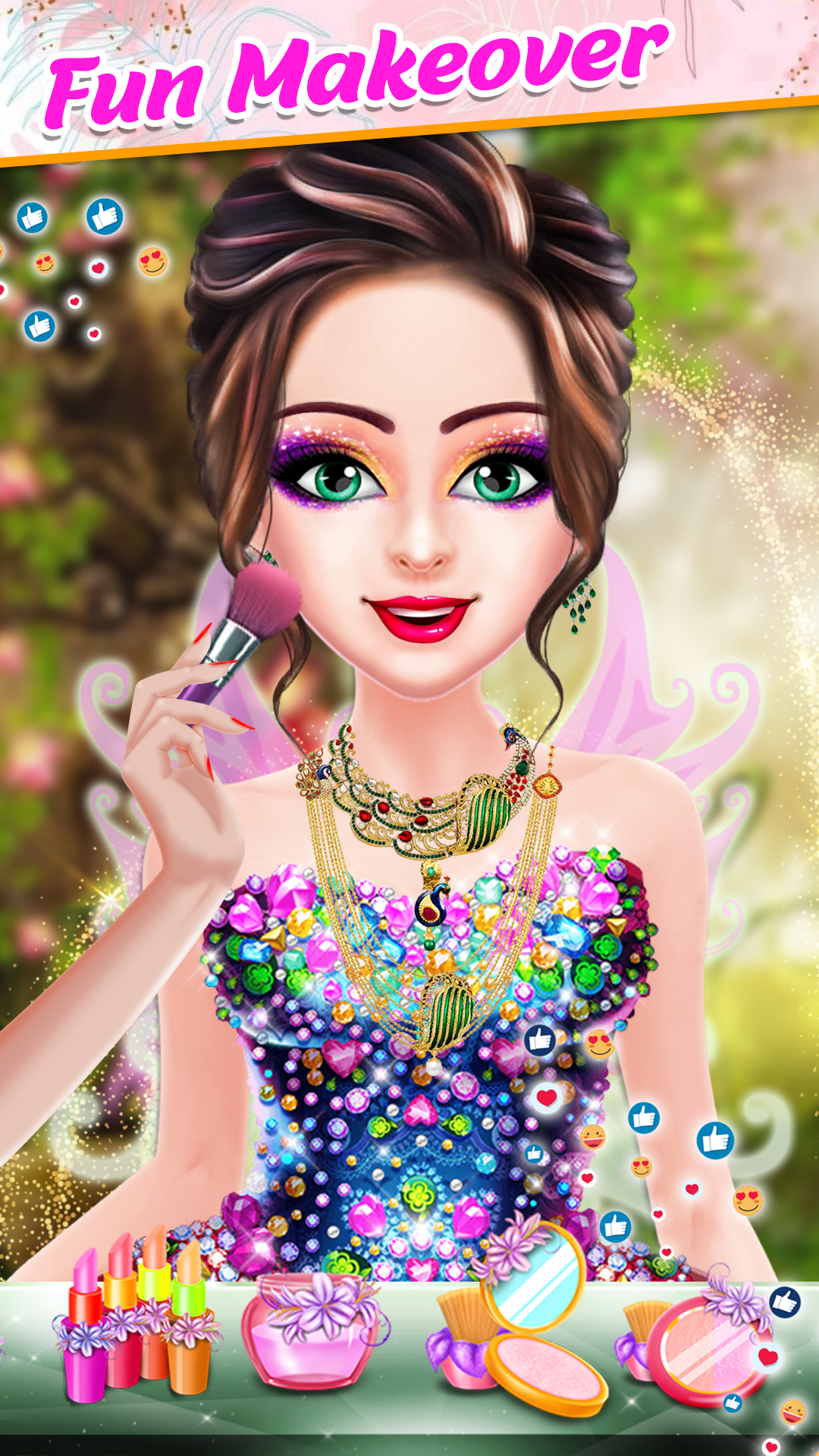 اسکرین شات 3 بازی Makeup Game: Girl Dressup Game