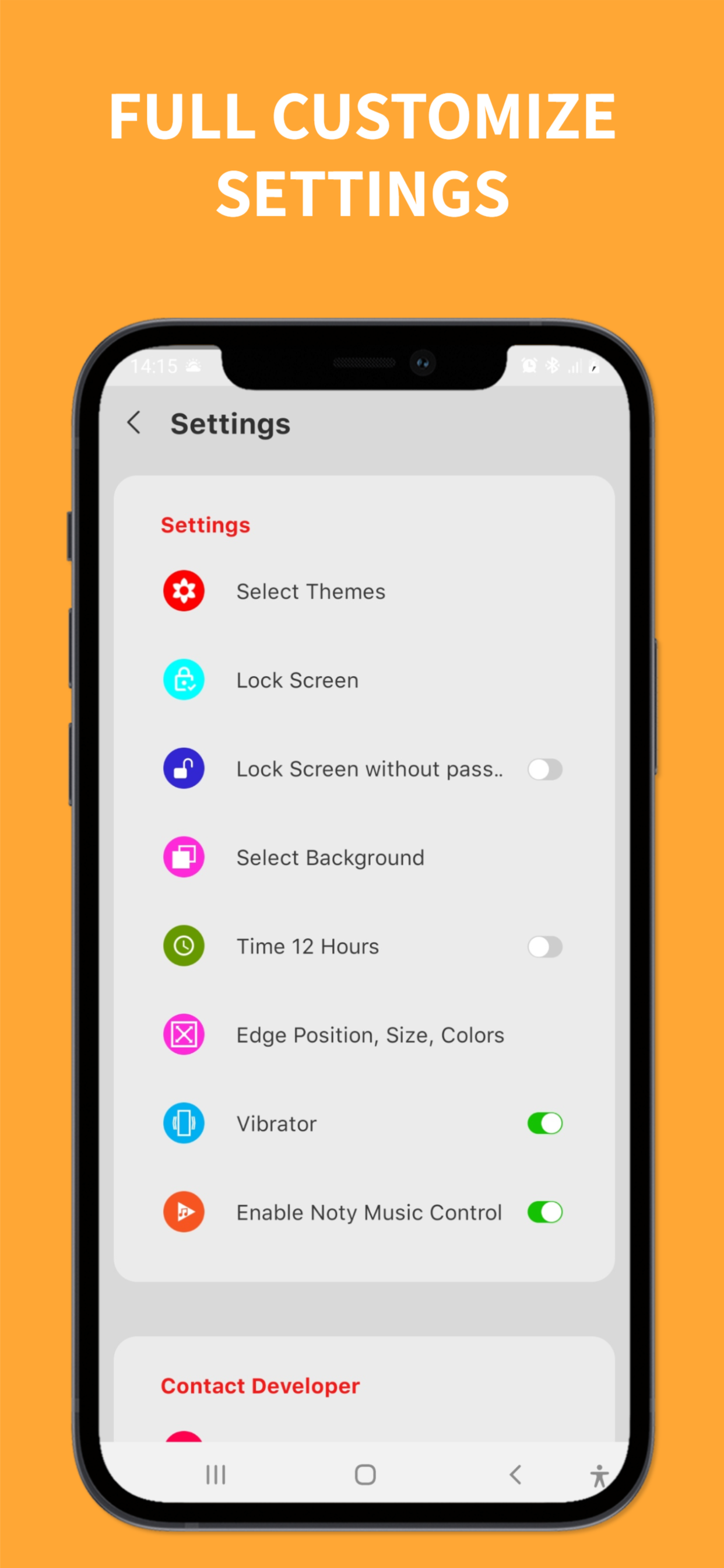 اسکرین شات 4 برنامه iCenter OS 17: Lock Screen