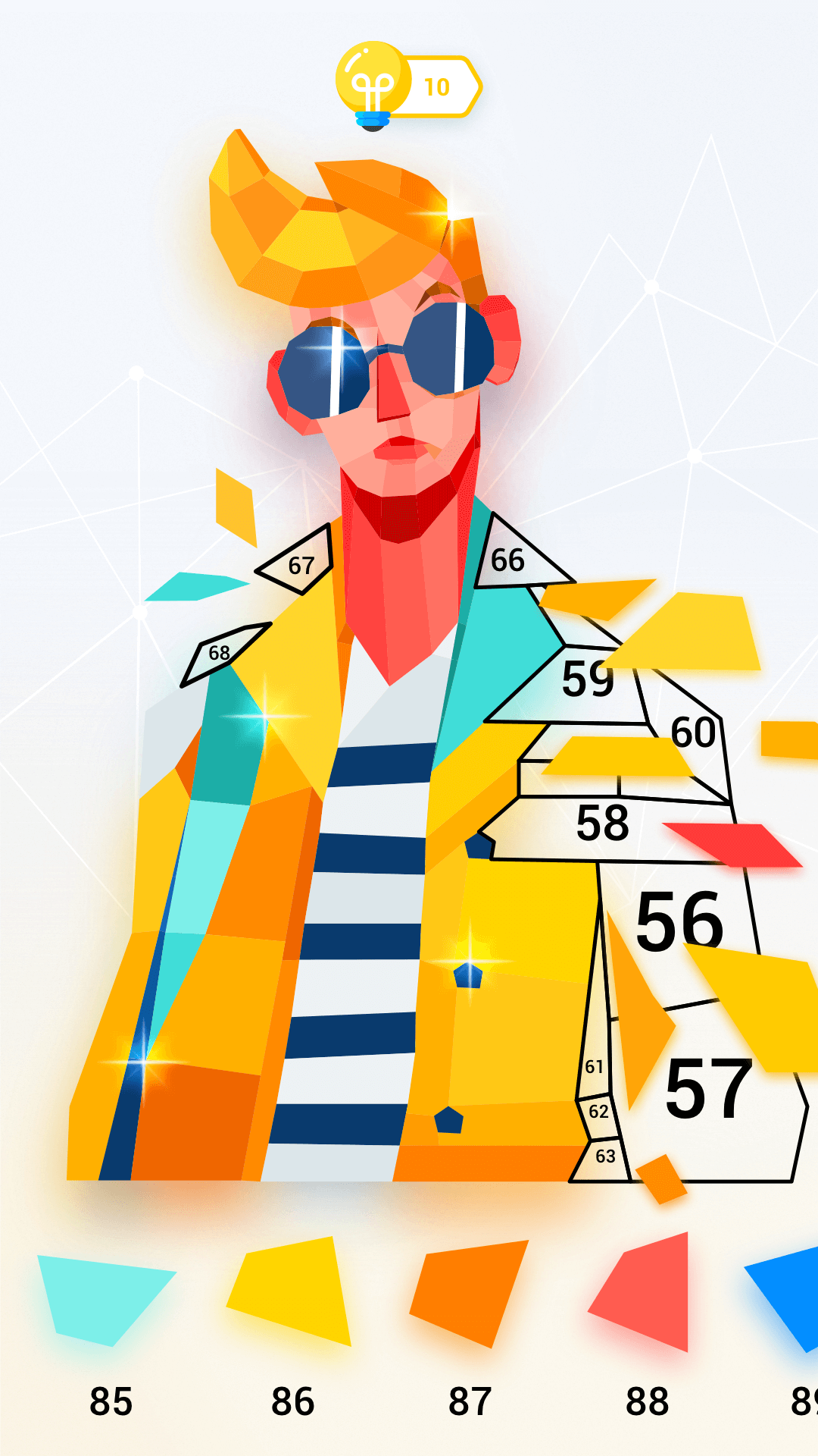 اسکرین شات 6 برنامه inPoly: Poly Art Puzzle