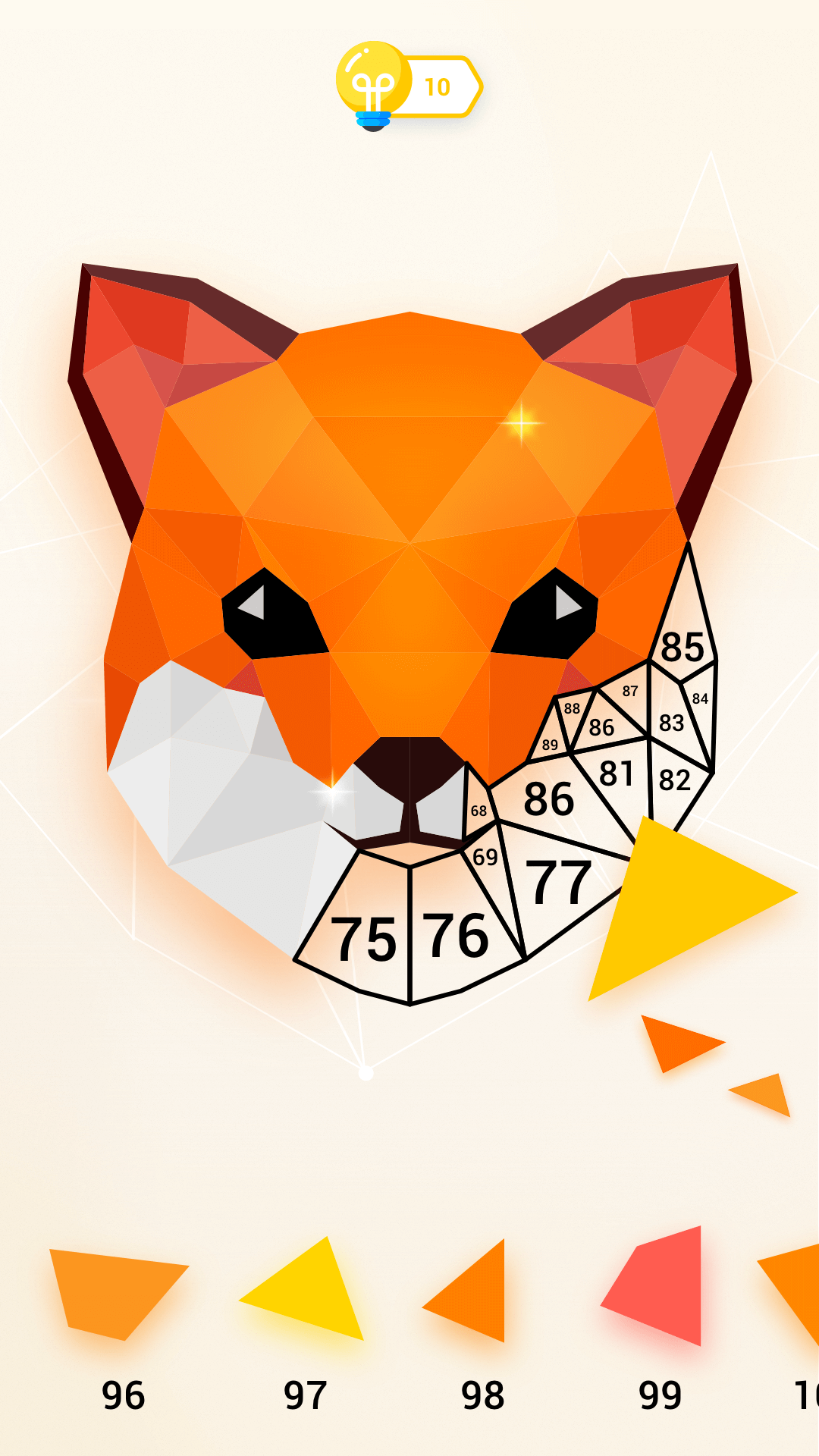 اسکرین شات 1 برنامه inPoly: Poly Art Puzzle