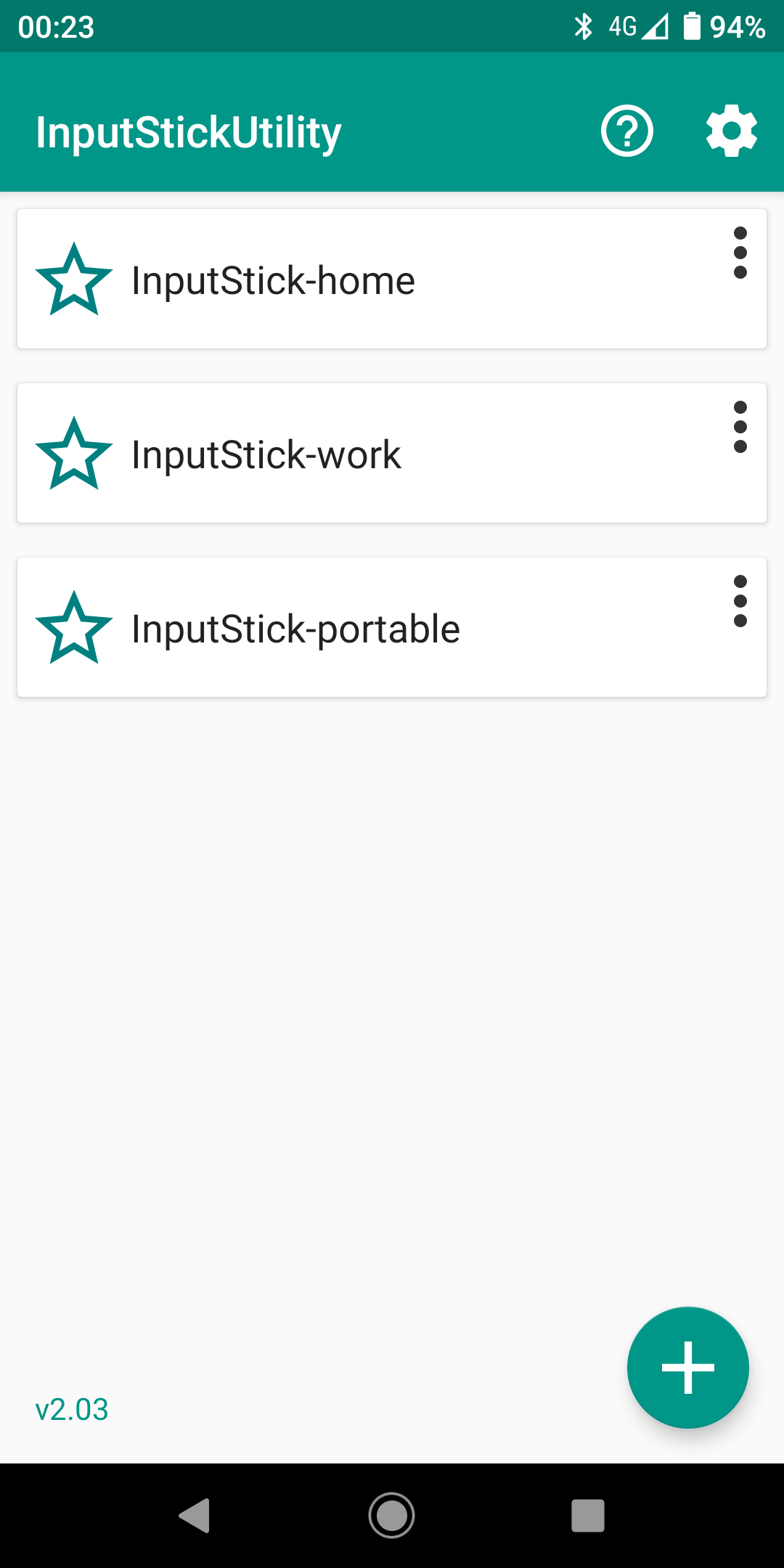 اسکرین شات 2 برنامه InputStickUtility
