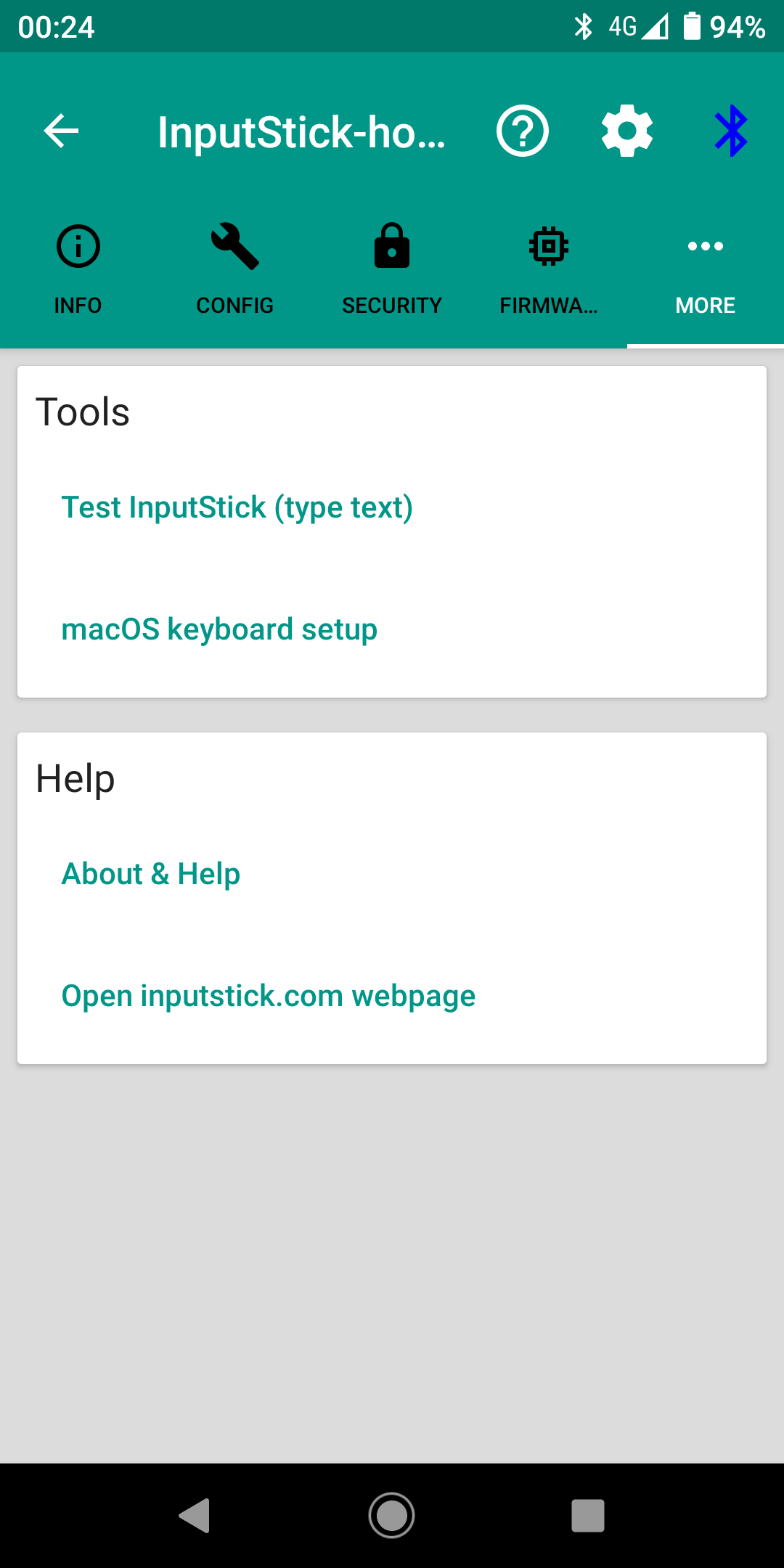 اسکرین شات 7 برنامه InputStickUtility