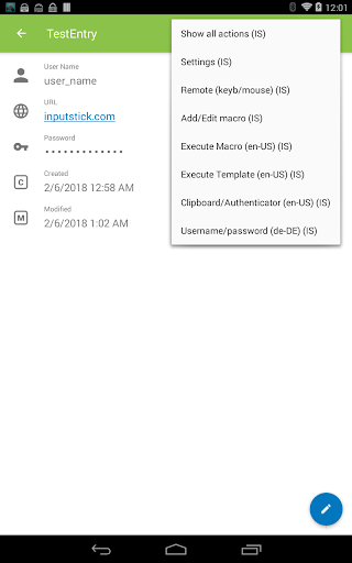 اسکرین شات 7 برنامه KP2A InputStick Plugin