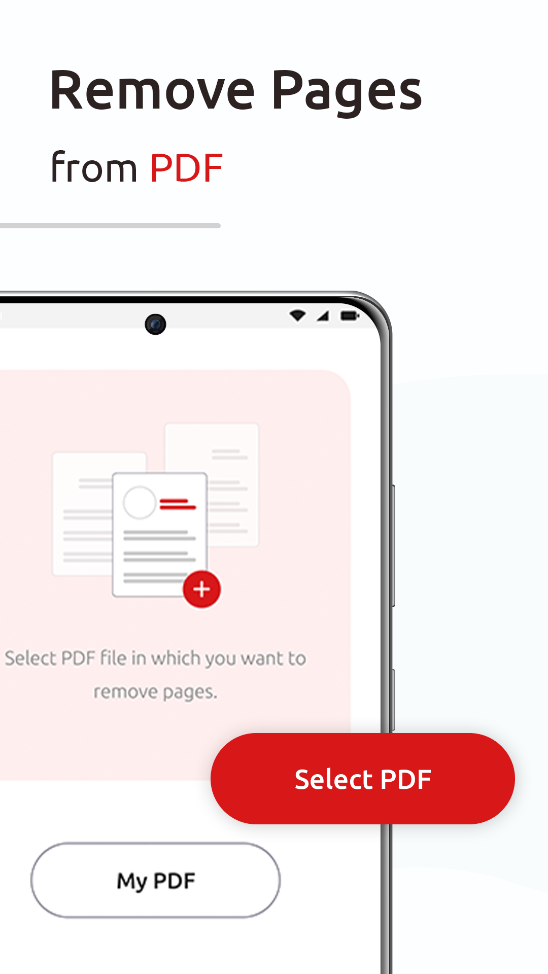 اسکرین شات 1 برنامه Remove Pages from PDF