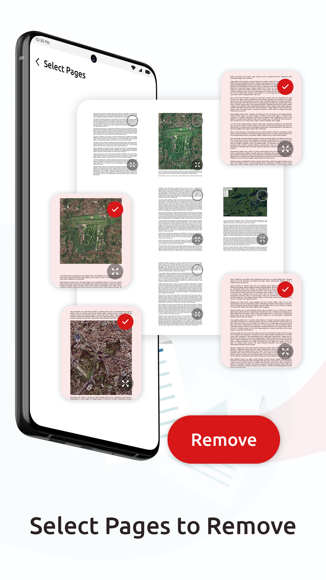 اسکرین شات 2 برنامه Remove Pages from PDF