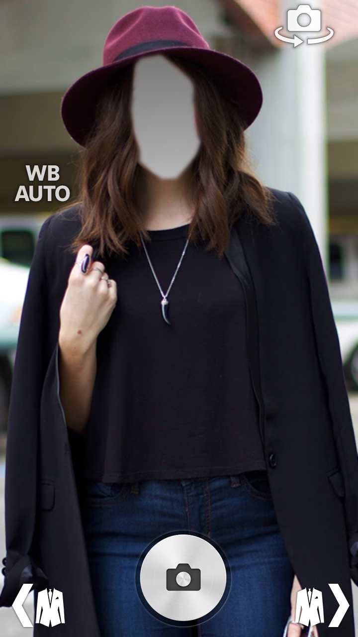 اسکرین شات 5 برنامه Girl Winter Coats Fleece Jacket photo montage