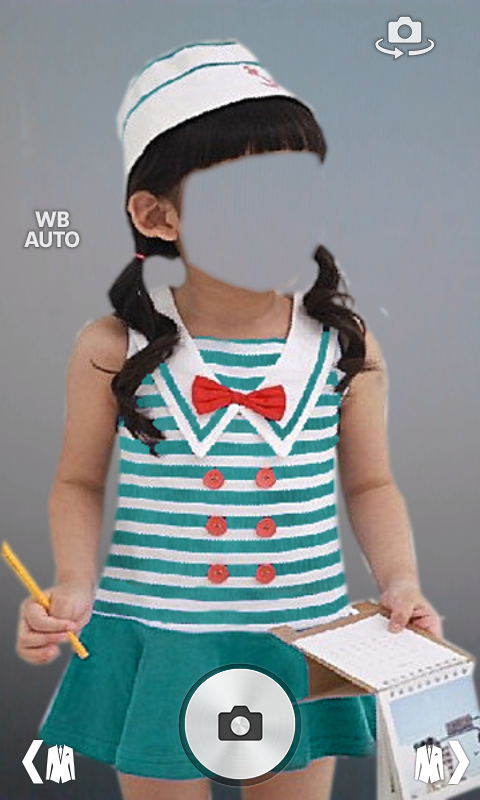 اسکرین شات 4 برنامه Kid Girl Fashion Photo Montage