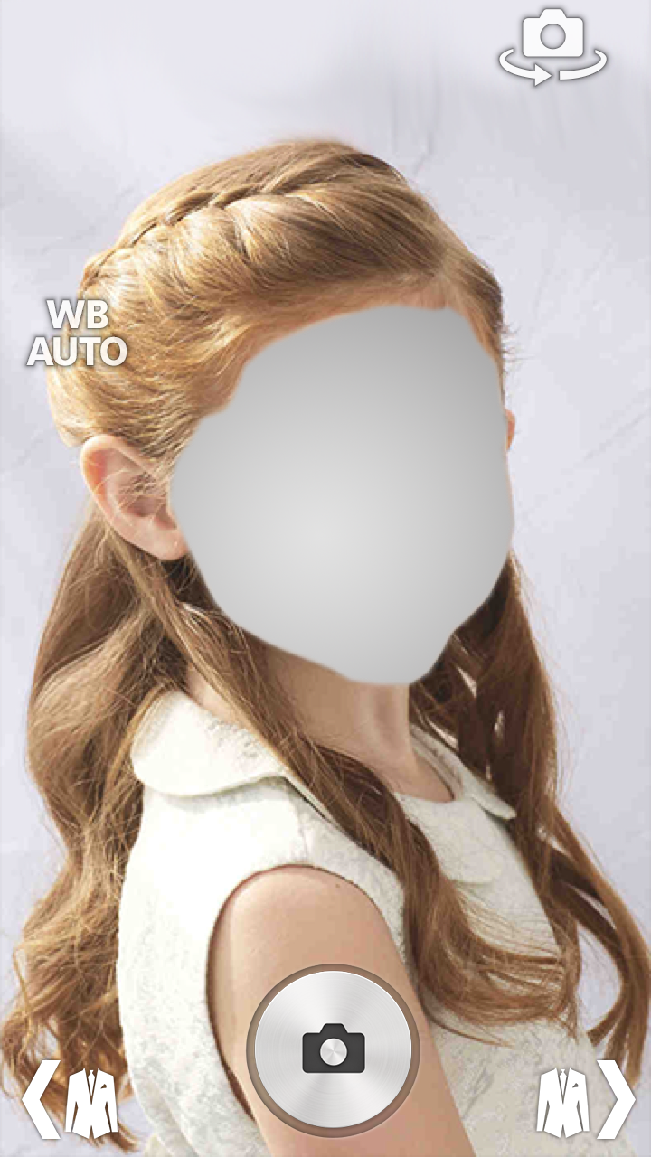 اسکرین شات 4 برنامه Teen Girl Kid Hairstyle Frame