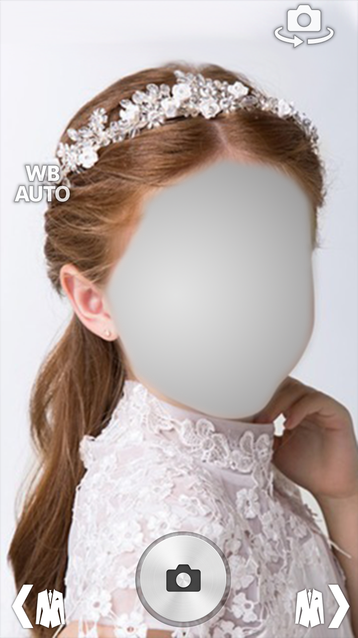 اسکرین شات 1 برنامه Teen Girl Kid Hairstyle Frame