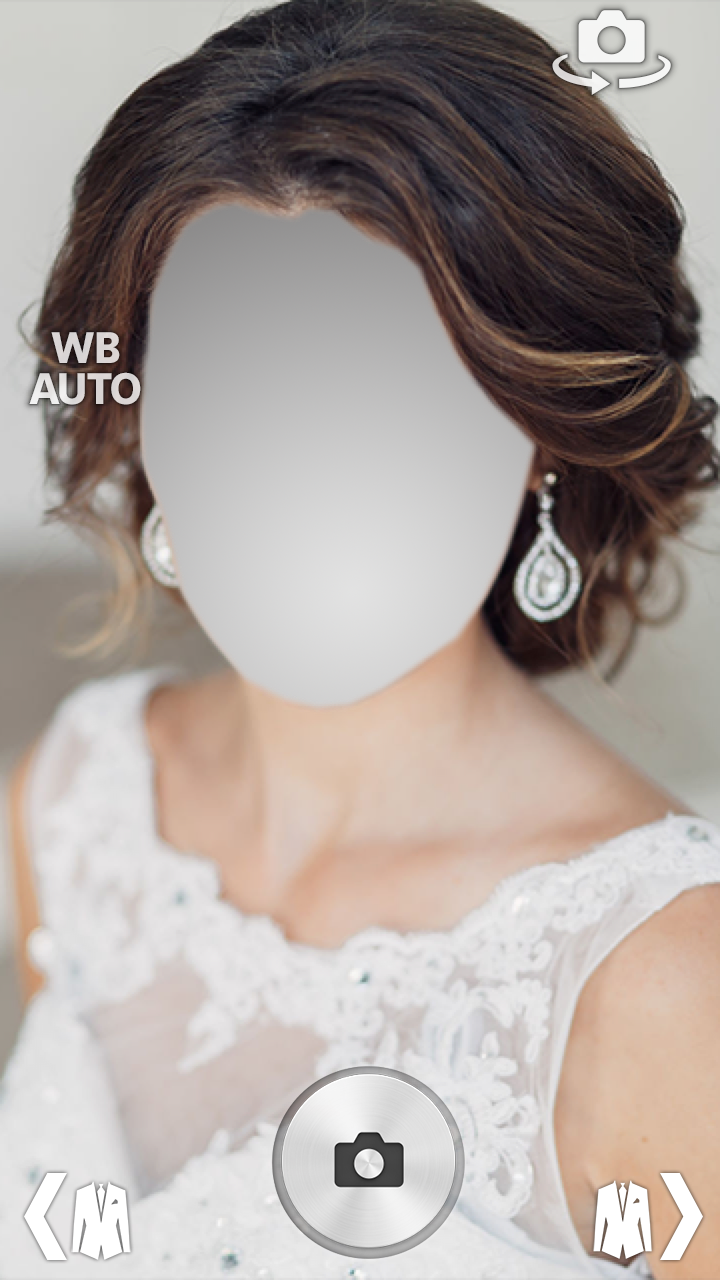 اسکرین شات 3 برنامه Bride Wedding Hairstyle Camera
