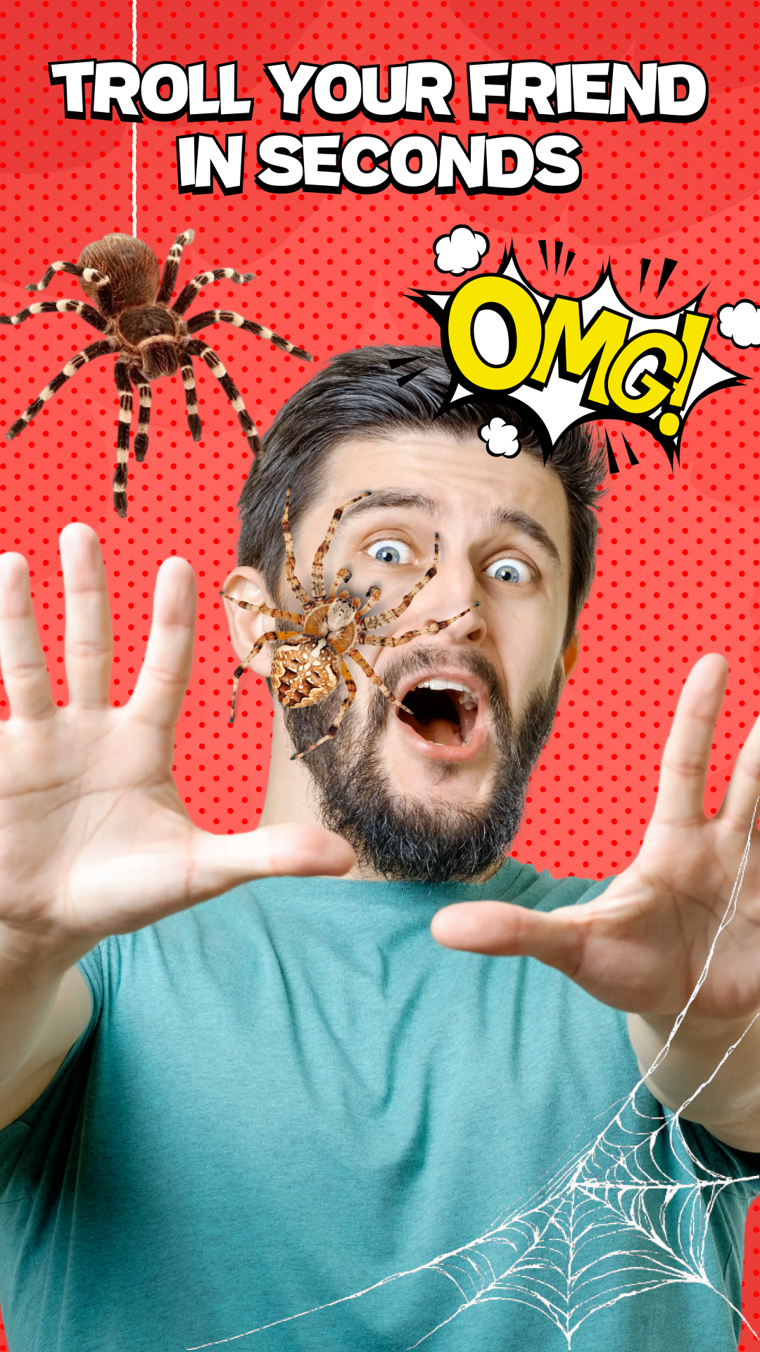 اسکرین شات 2 برنامه Bugzz: Insect Prank Filters