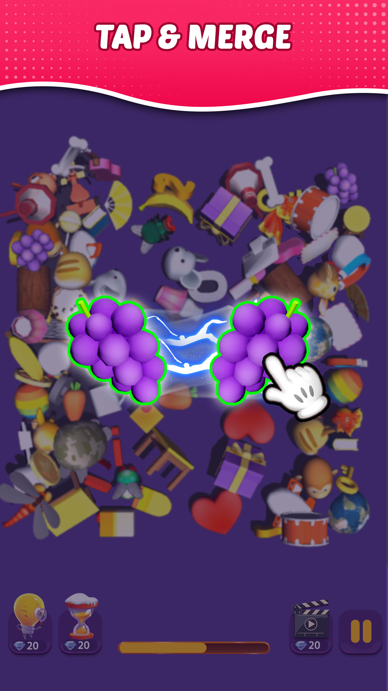 اسکرین شات 1 بازی Pair Me 3D : Match 3D Game