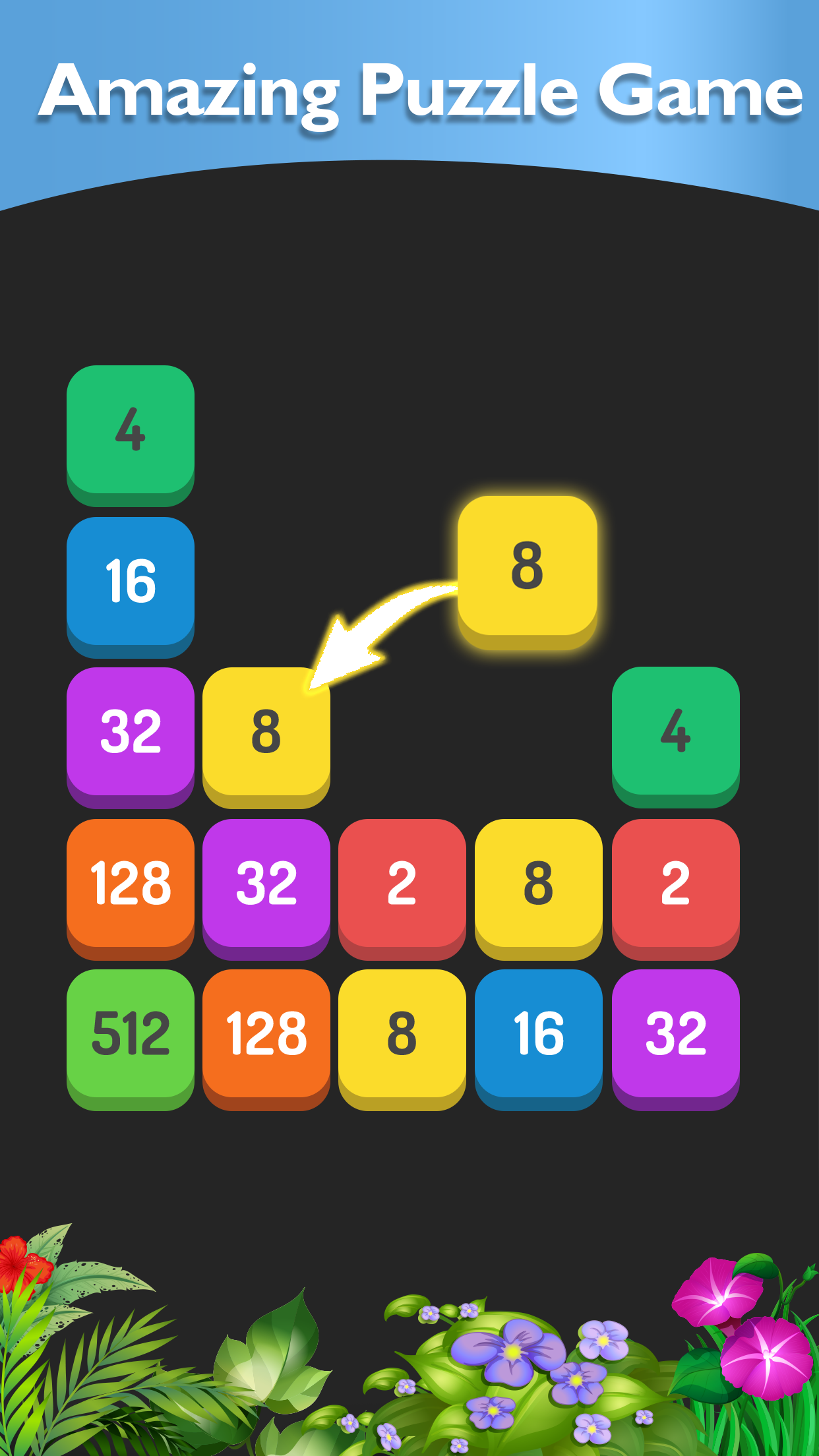 اسکرین شات 2 بازی Match the Number - 2048 Game