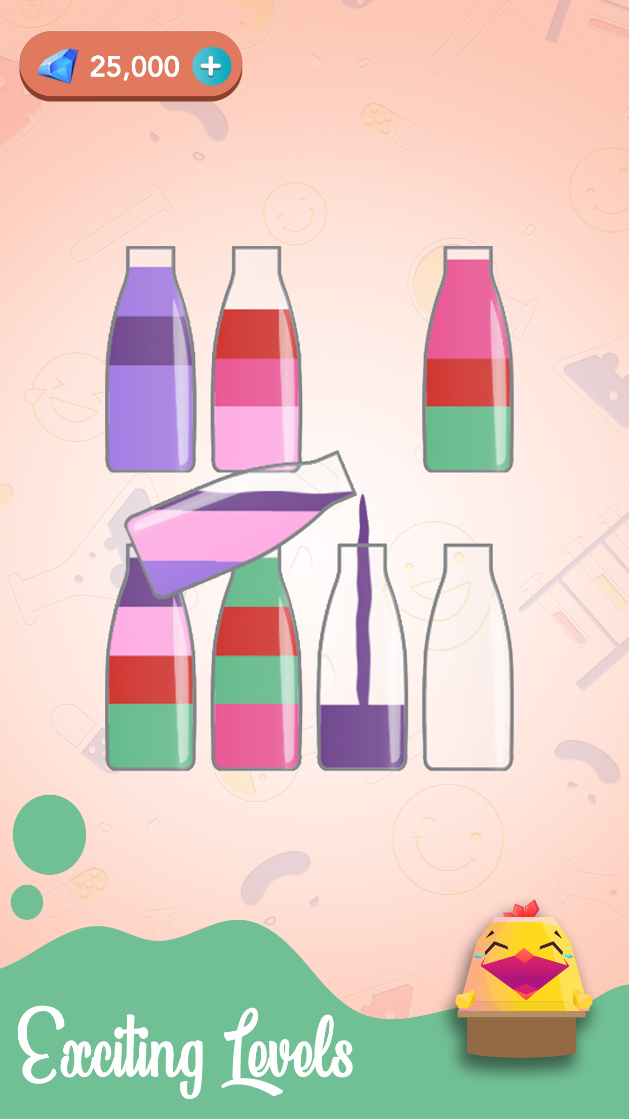 اسکرین شات 4 بازی Water Color Sort - Puzzle Game