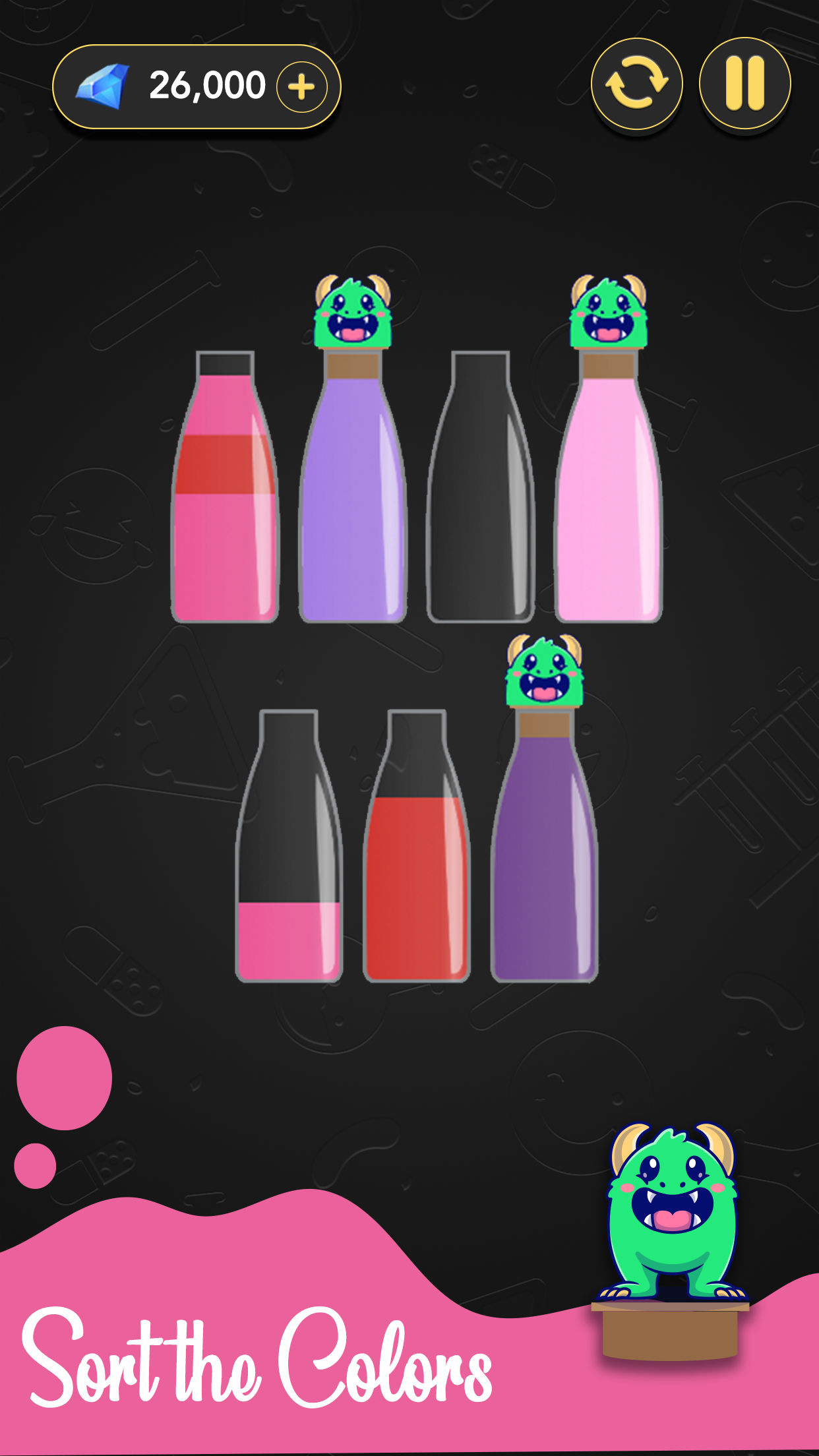 اسکرین شات 2 بازی Water Color Sort - Puzzle Game