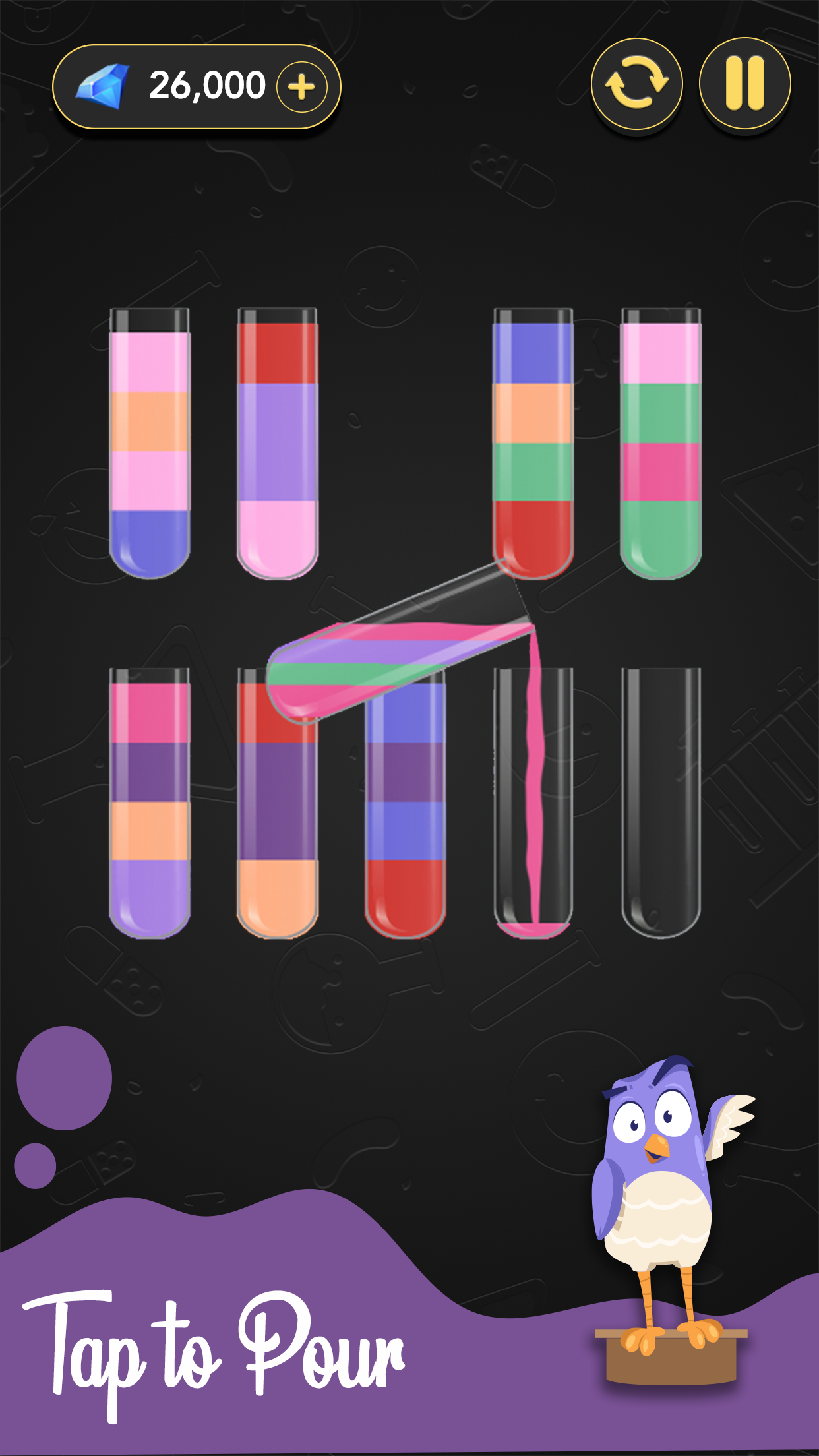 اسکرین شات 1 بازی Water Color Sort - Puzzle Game