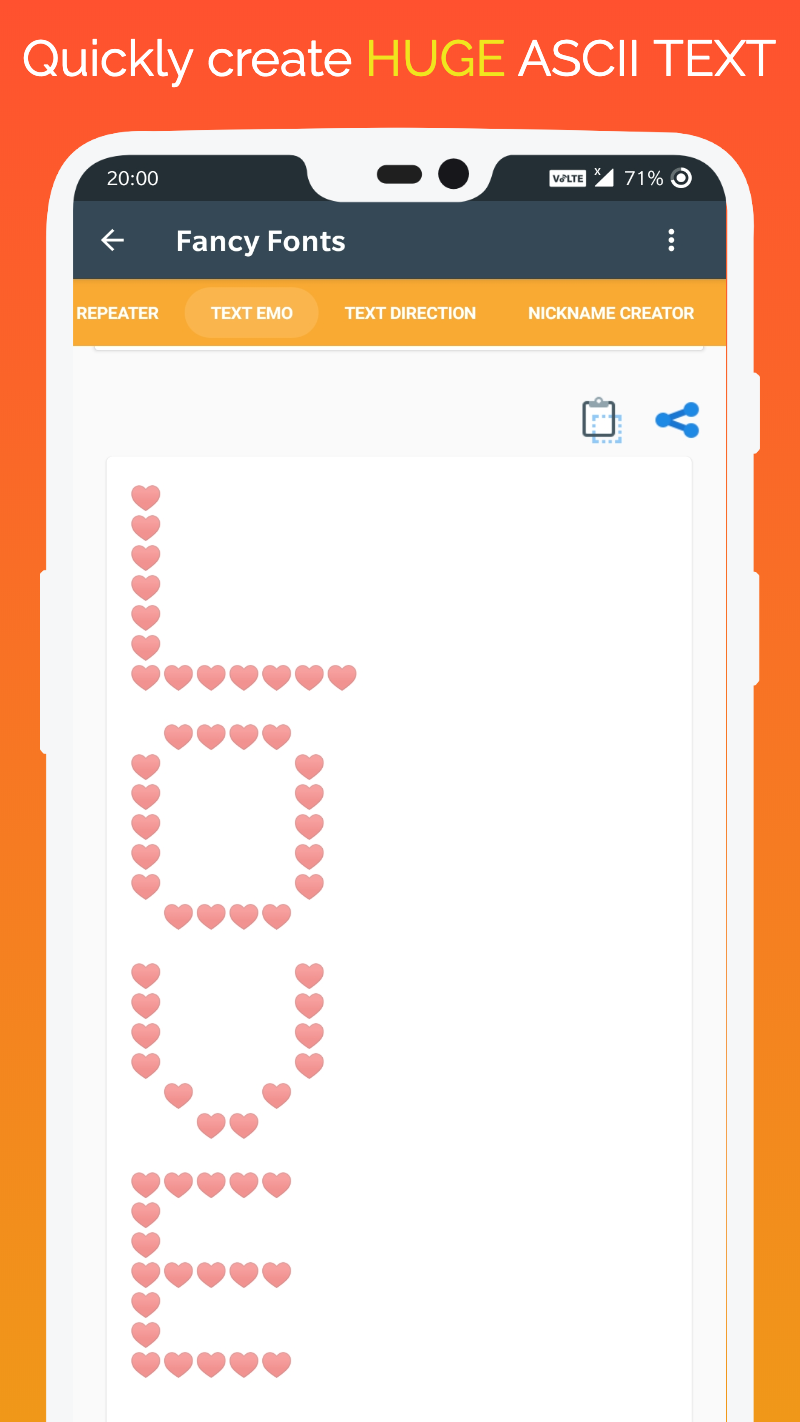 اسکرین شات 3 برنامه Stylish Fancy Text - Fonts