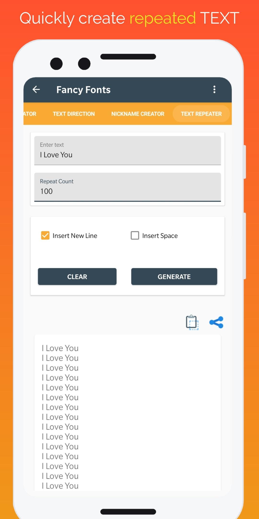 اسکرین شات 5 برنامه Stylish Fancy Text - Fonts