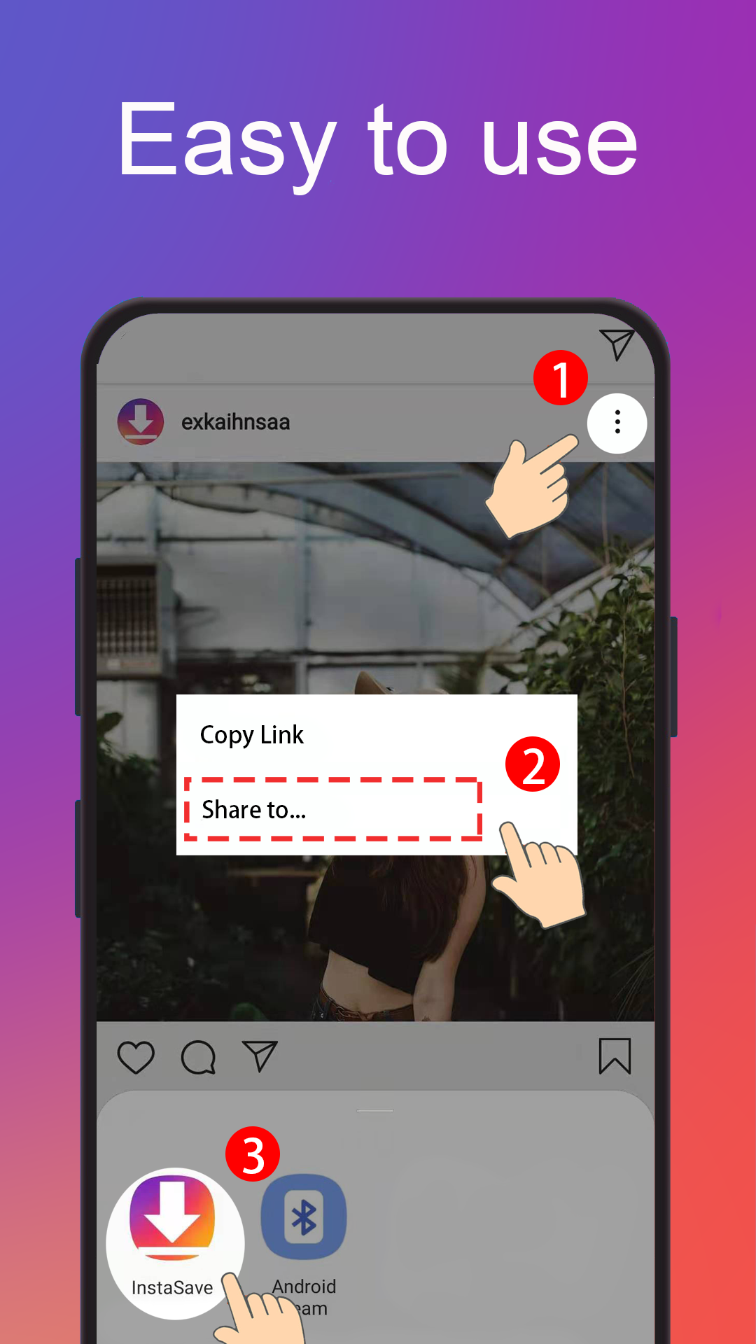 اسکرین شات 2 برنامه Video Downloader : Story Saver