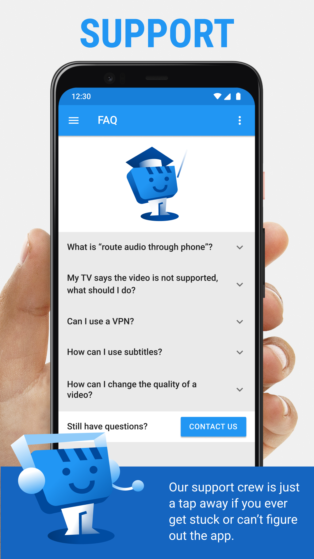 اسکرین شات 6 برنامه Web Video Cast | Browser to TV