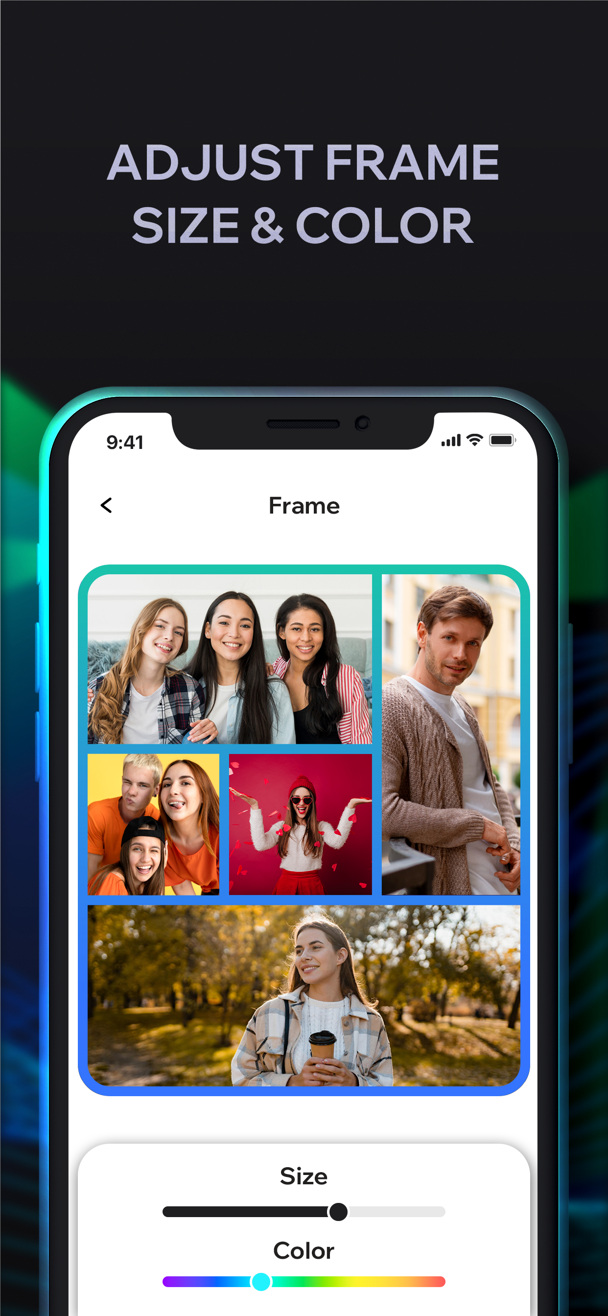اسکرین شات 4 برنامه Collage video maker & photo