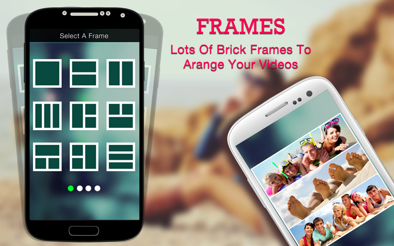 اسکرین شات 2 برنامه Collage video maker & photo