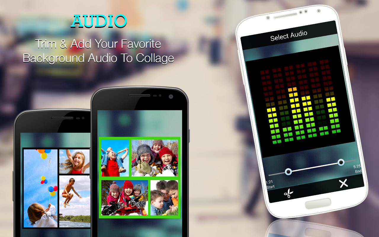 اسکرین شات 3 برنامه Collage video maker & photo