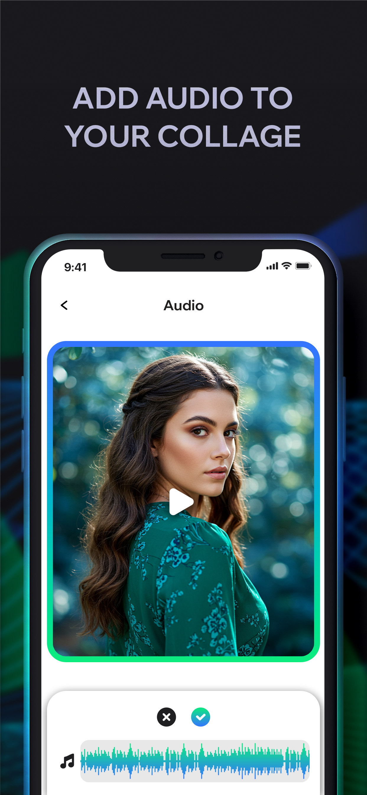 اسکرین شات 5 برنامه Collage video maker & photo