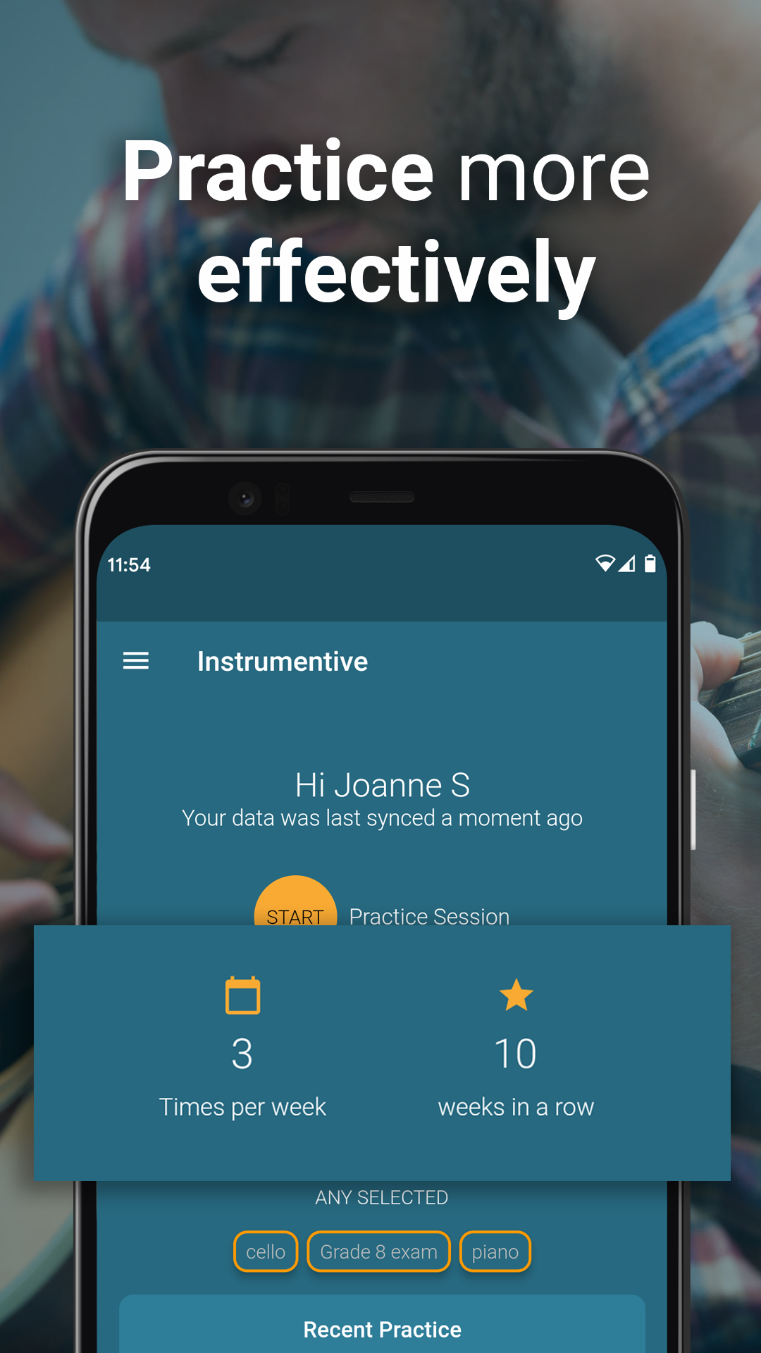اسکرین شات 1 برنامه Instrumentive for Musicians