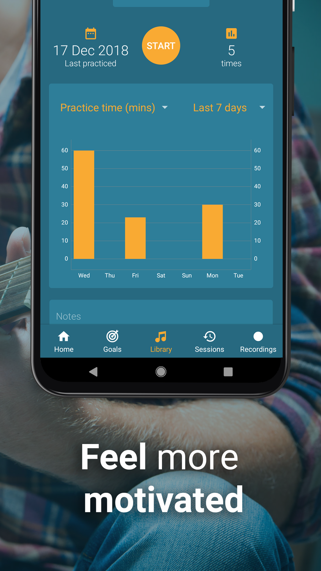 اسکرین شات 2 برنامه Instrumentive for Musicians