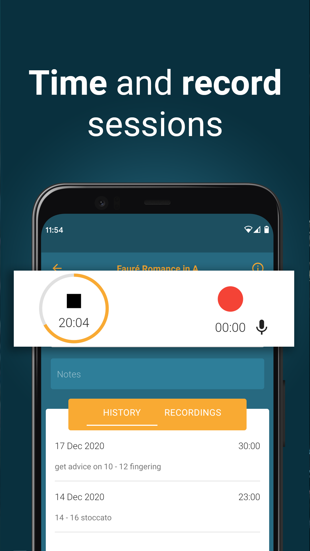 اسکرین شات 3 برنامه Instrumentive for Musicians