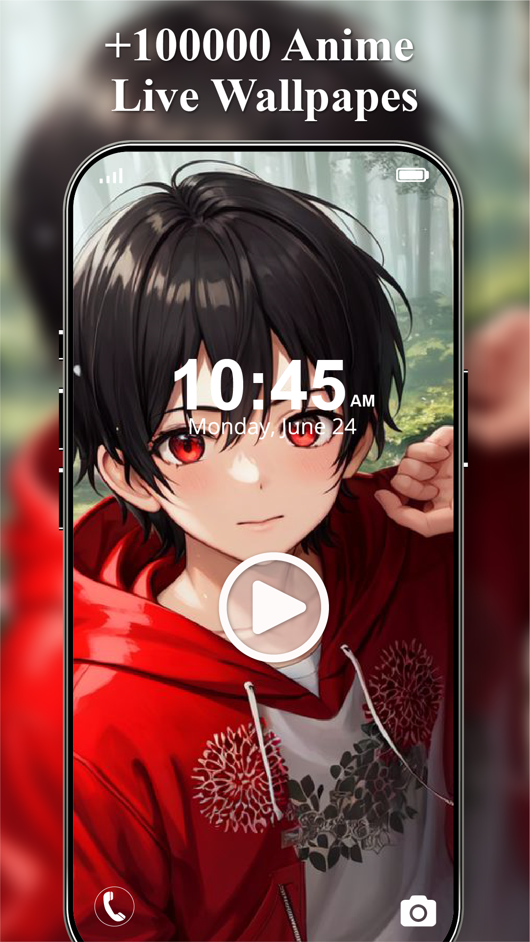 اسکرین شات 3 برنامه Anime Live Wallpapers 4k 3D