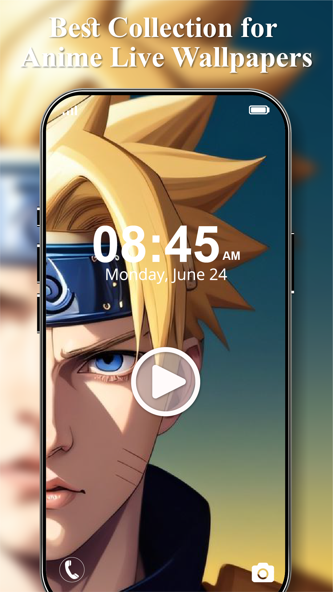 اسکرین شات 6 برنامه Anime Live Wallpapers 4k 3D