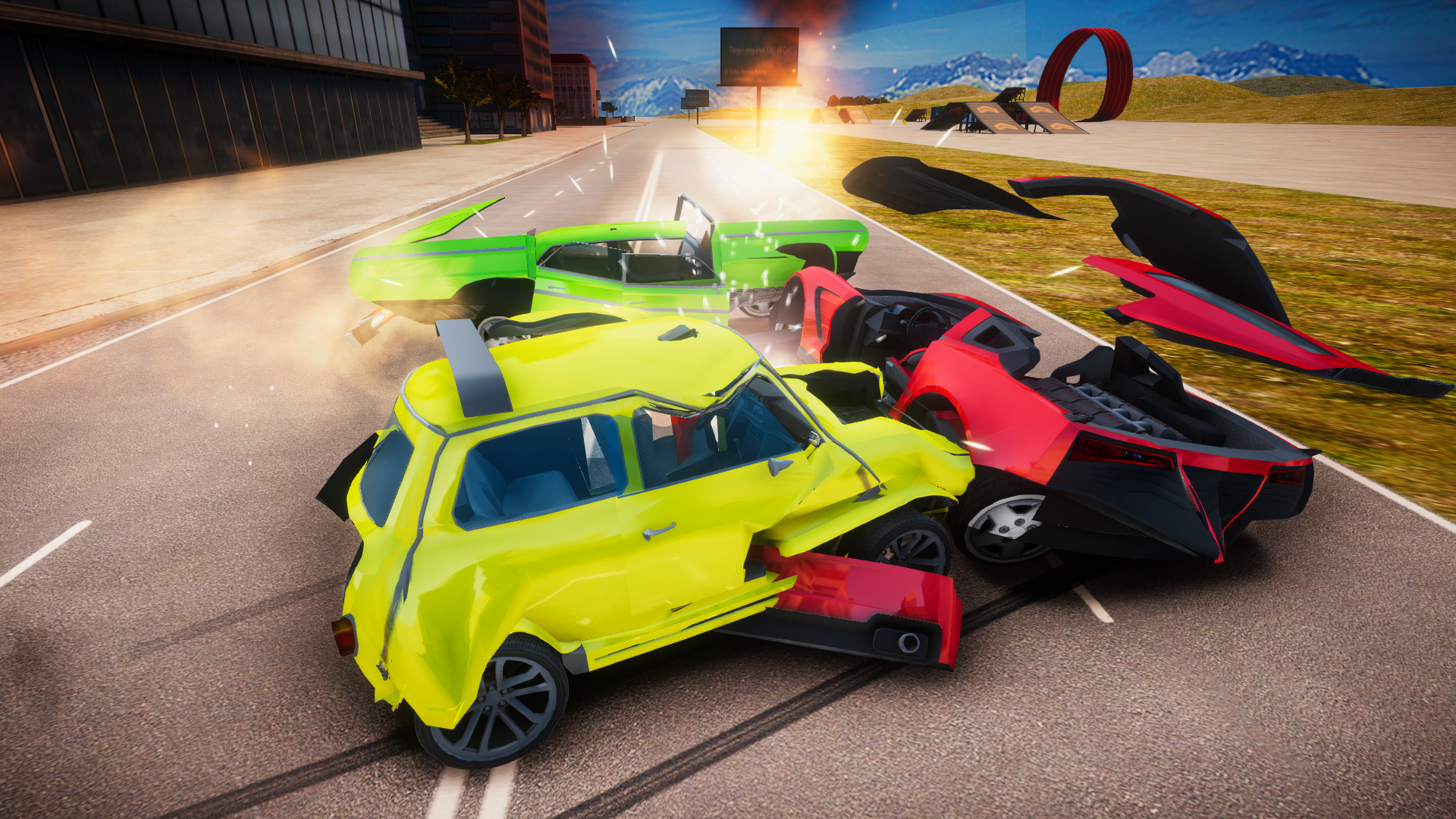 اسکرین شات 1 بازی Car Simulator: Crash City