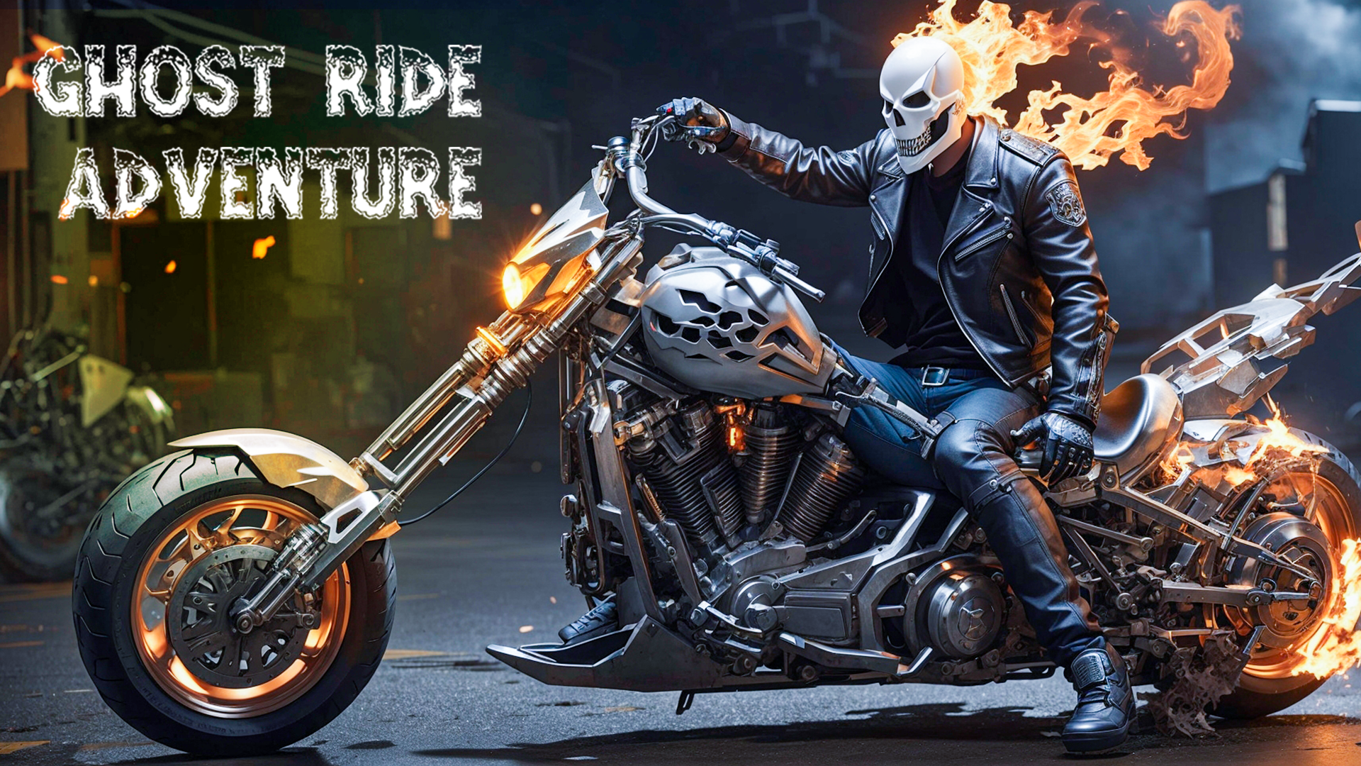 اسکرین شات 1 بازی Ghost Rider 3D - Ghost Game
