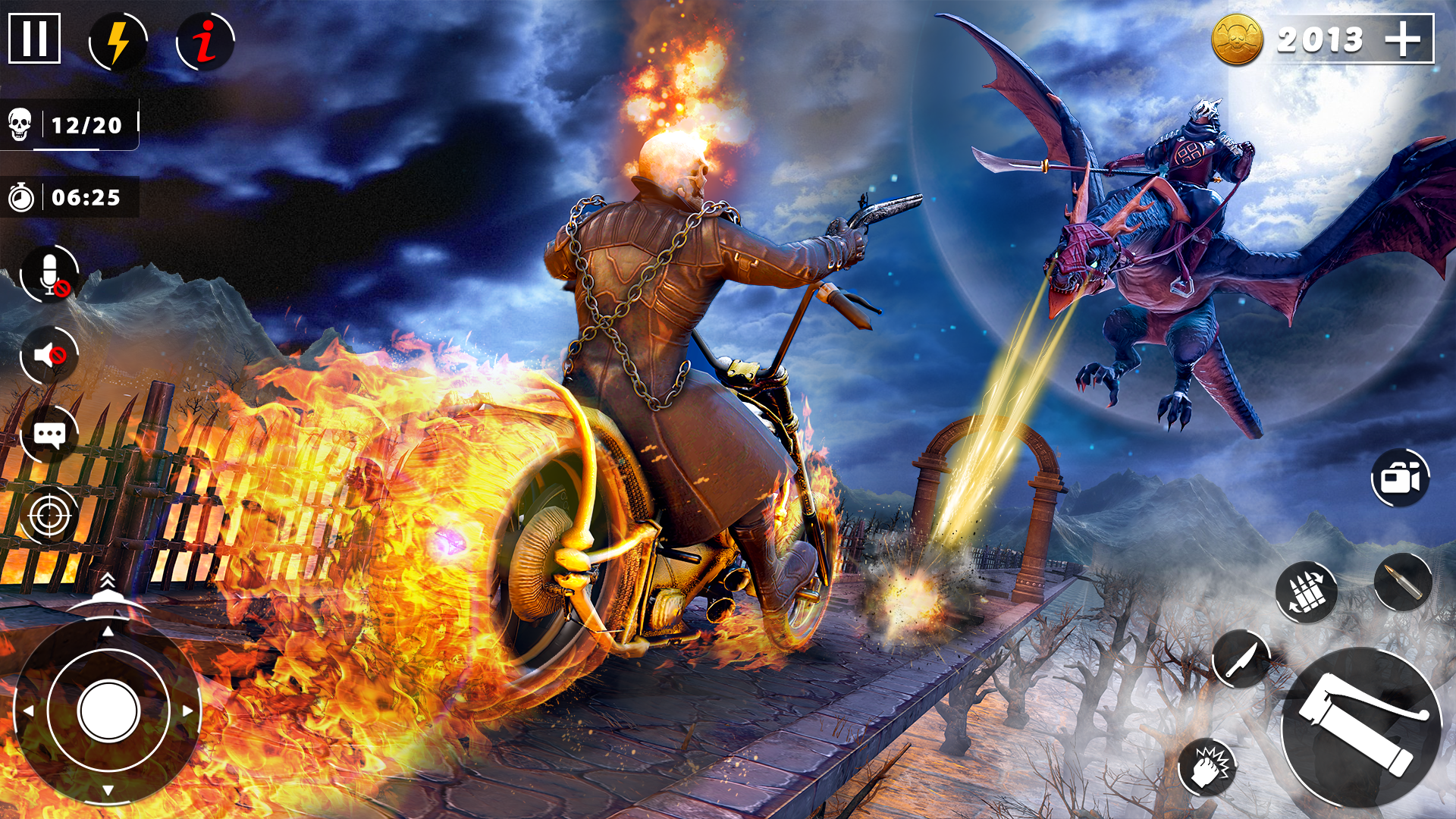 اسکرین شات 5 بازی Ghost Rider 3D - Ghost Game