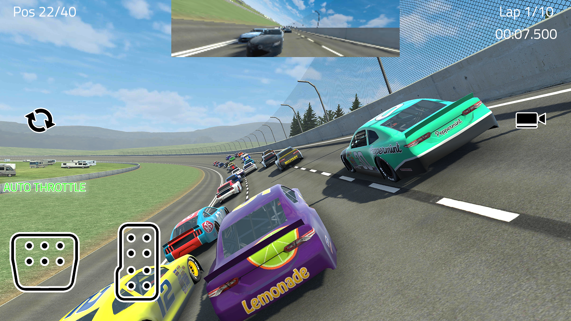 اسکرین شات 1 بازی Thunder Stock Car Racing 3