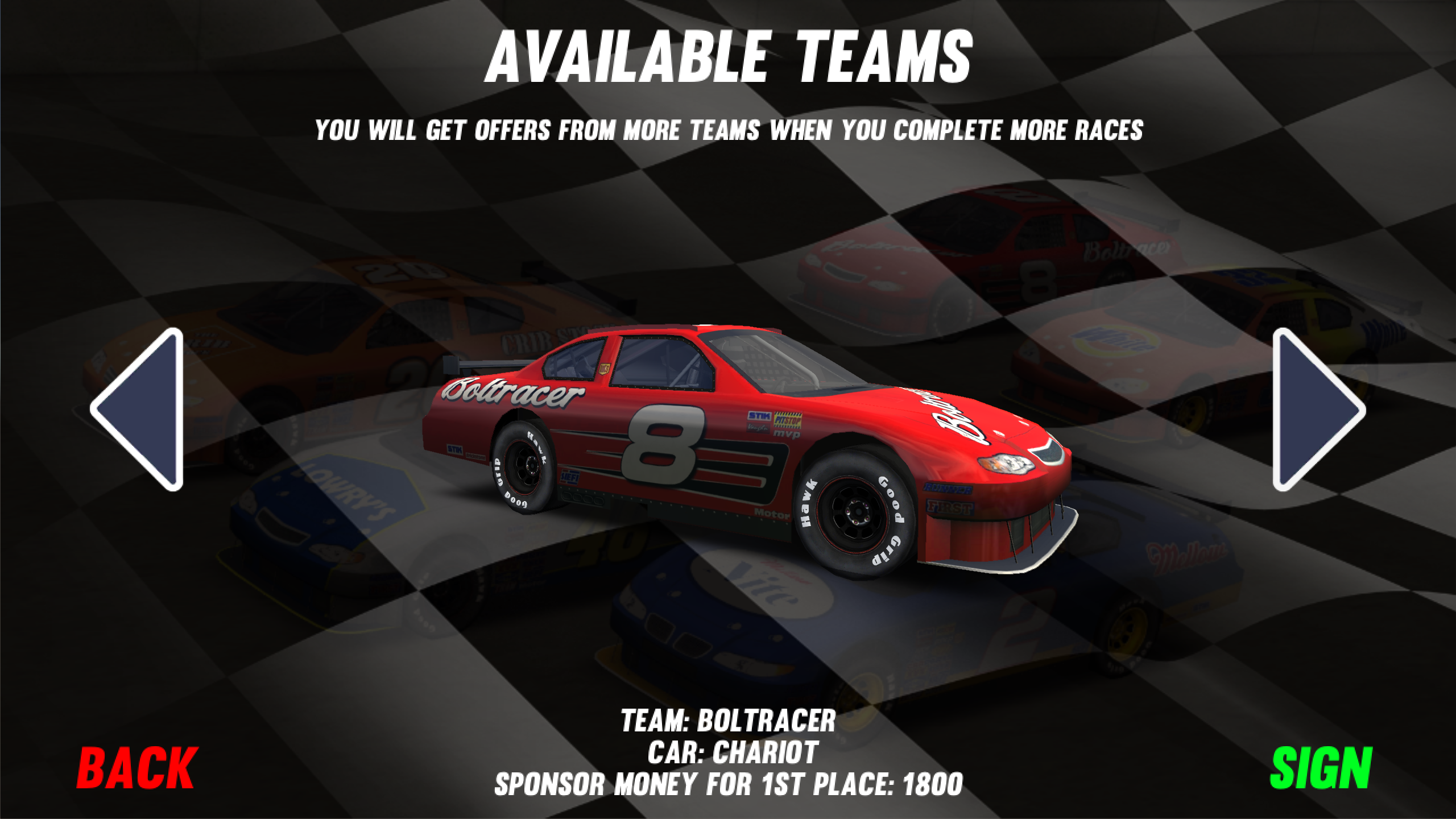 اسکرین شات 2 بازی Thunder Stock Cars 2