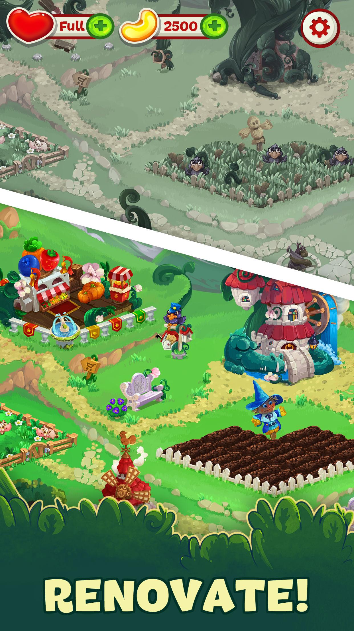 اسکرین شات 3 بازی Jacky's Farm: match 3 puzzle