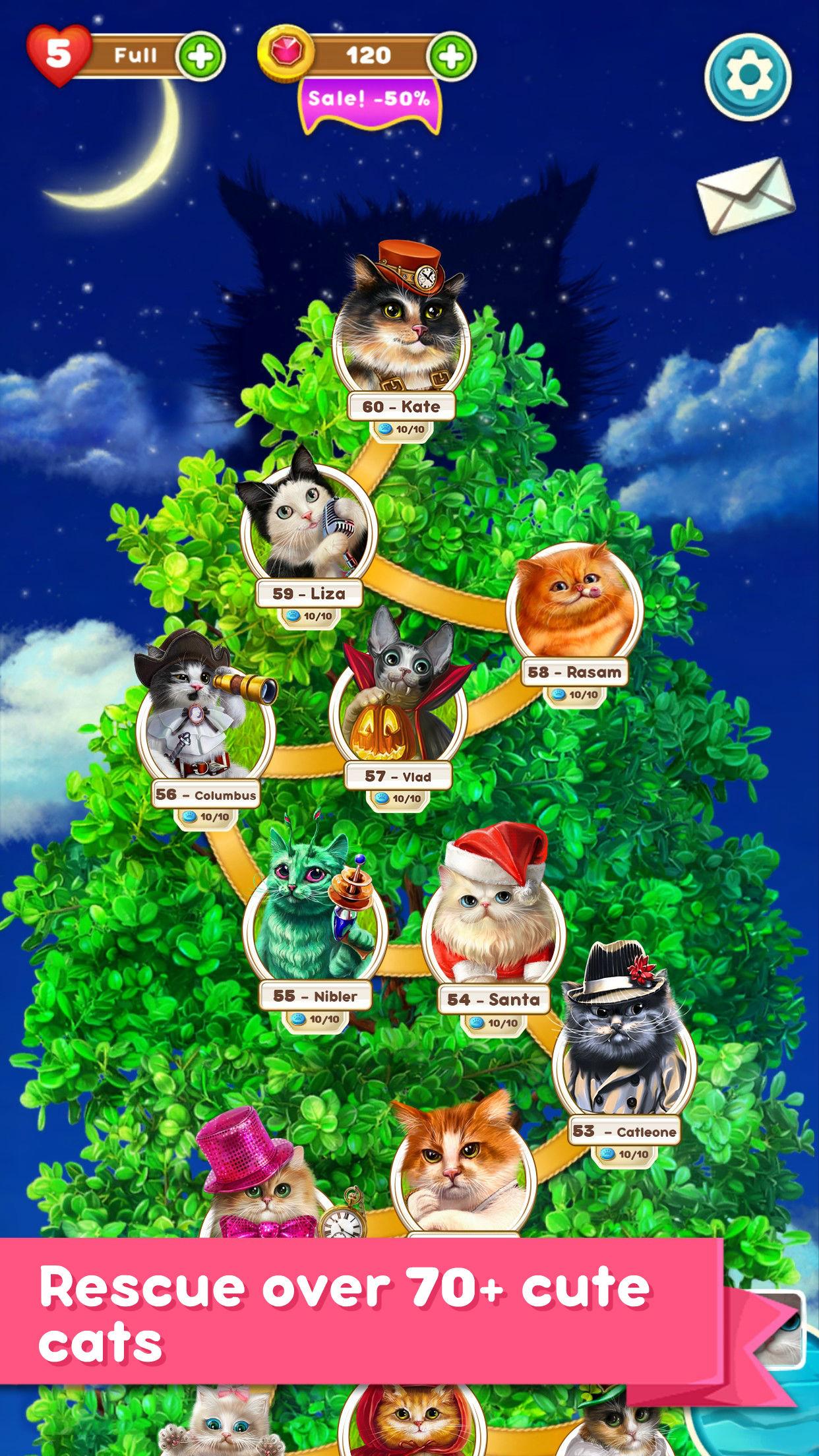 اسکرین شات 2 بازی Cute Cats: Royal Adventure