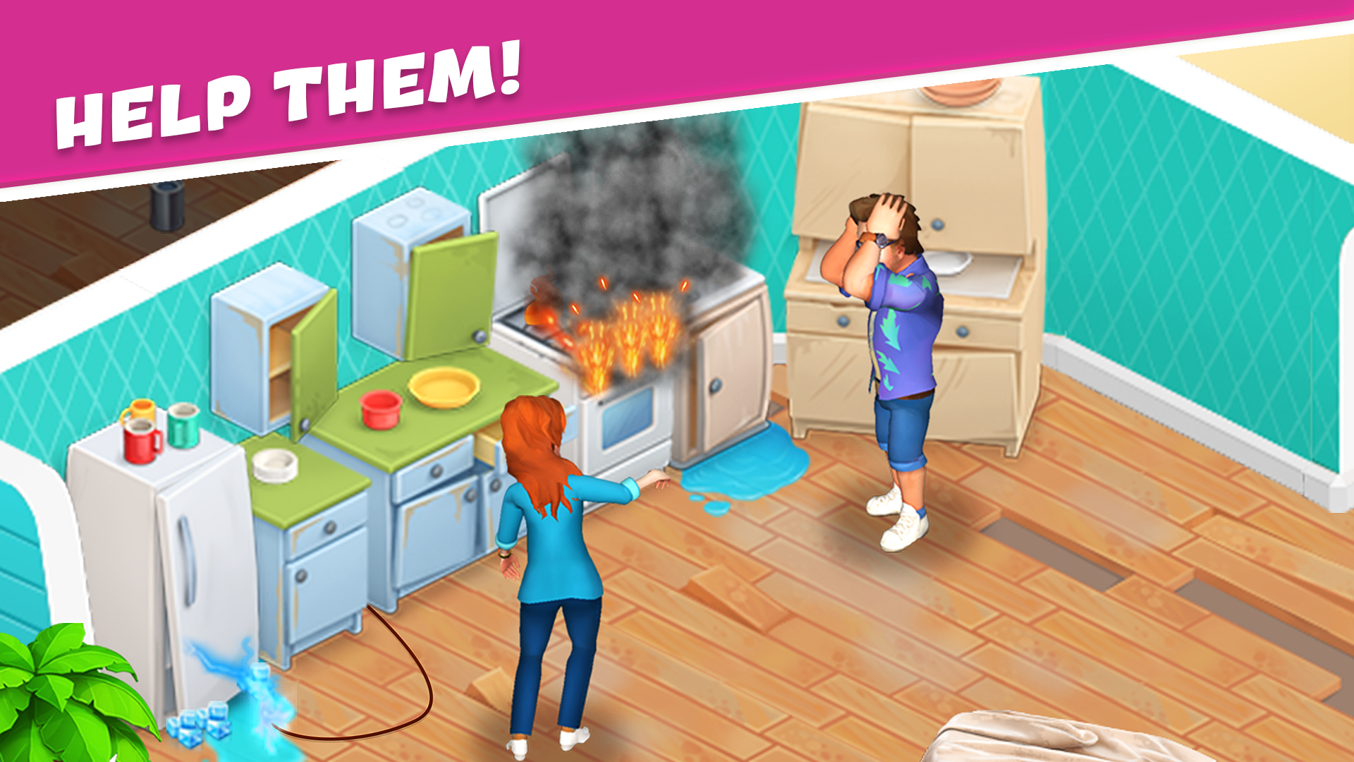 اسکرین شات 1 بازی Open House: Match 3 puzzles