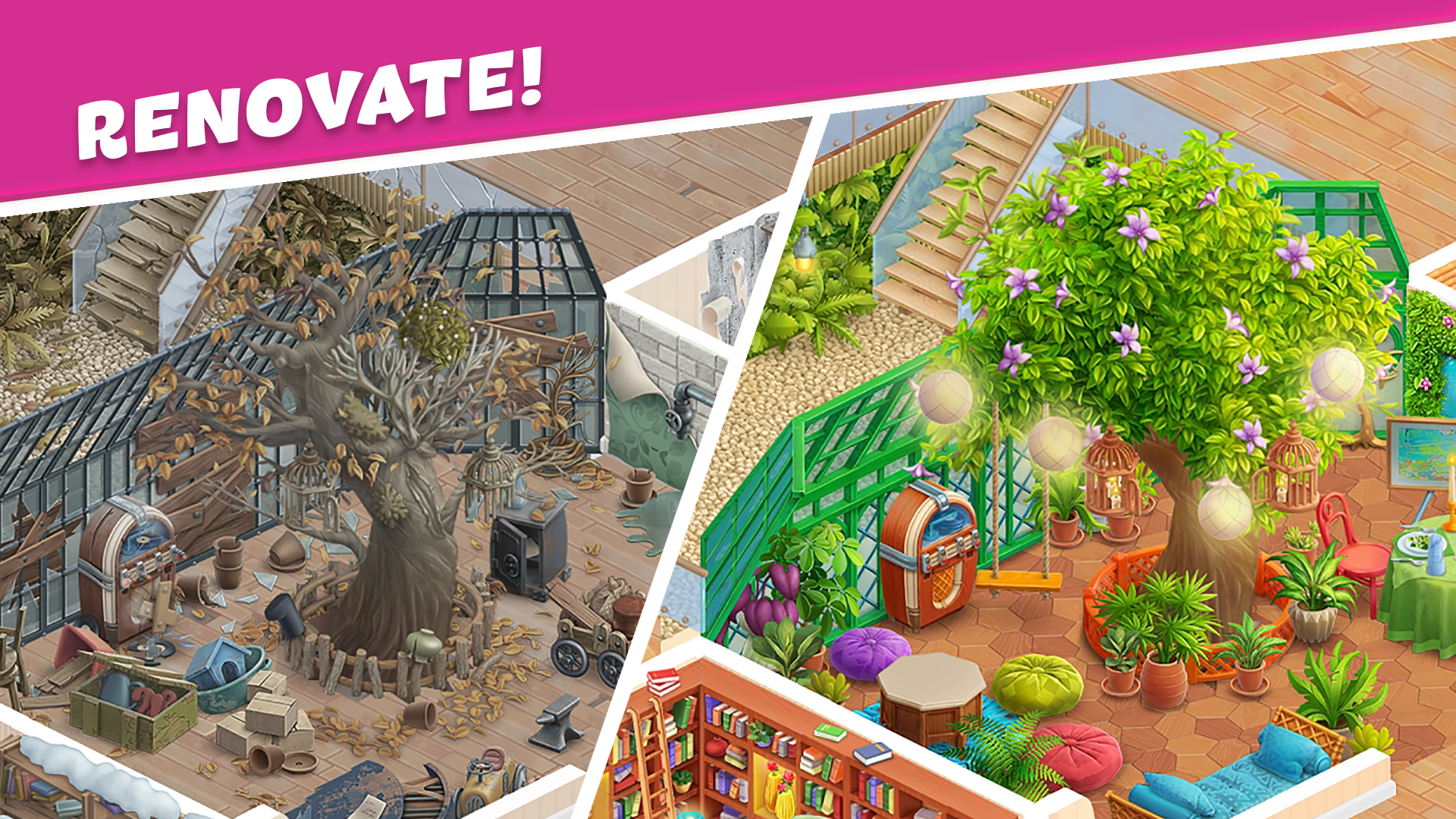 اسکرین شات 8 بازی Open House: Match 3 puzzles