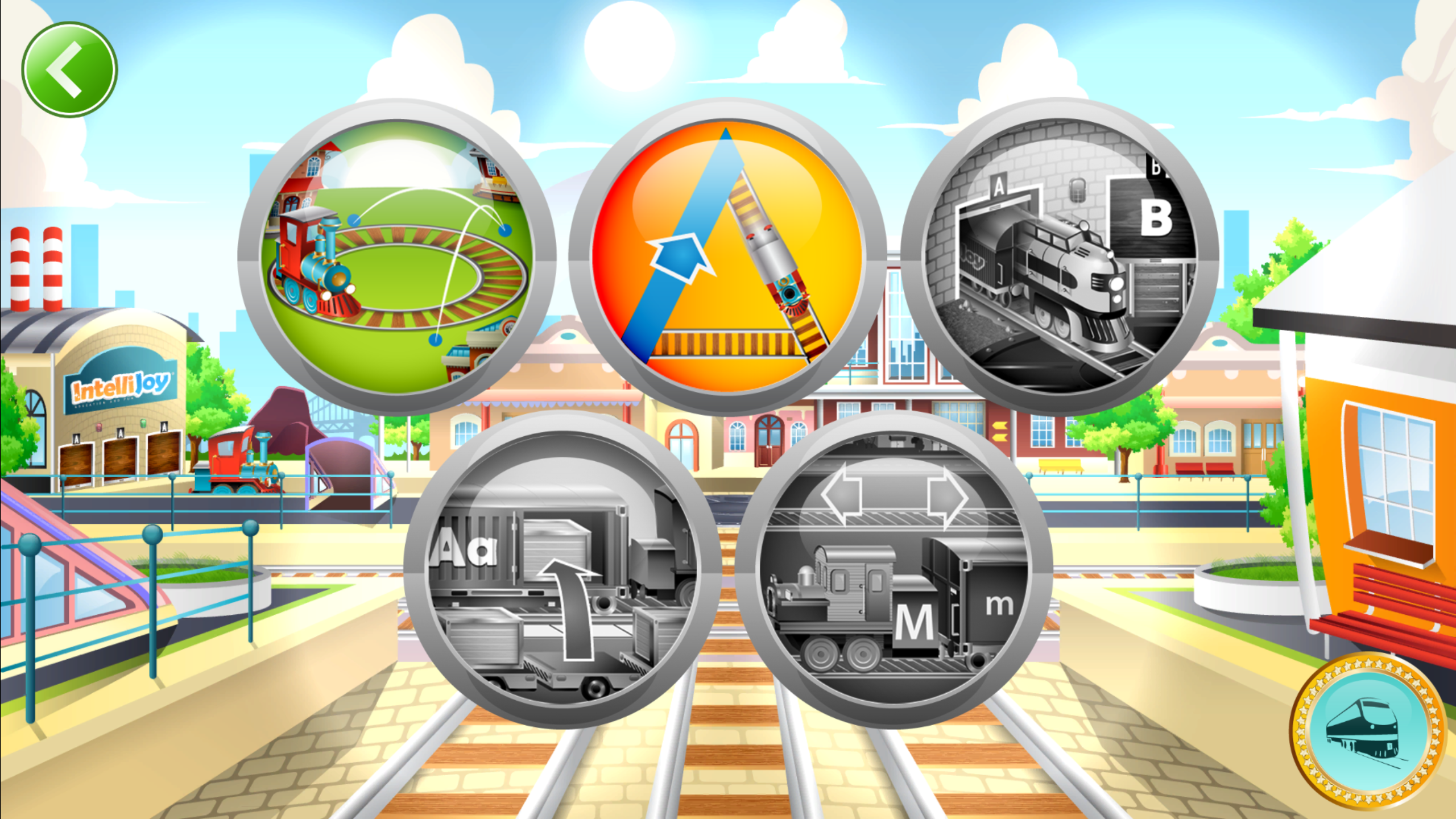 اسکرین شات 1 بازی Kids ABC Trains Lite