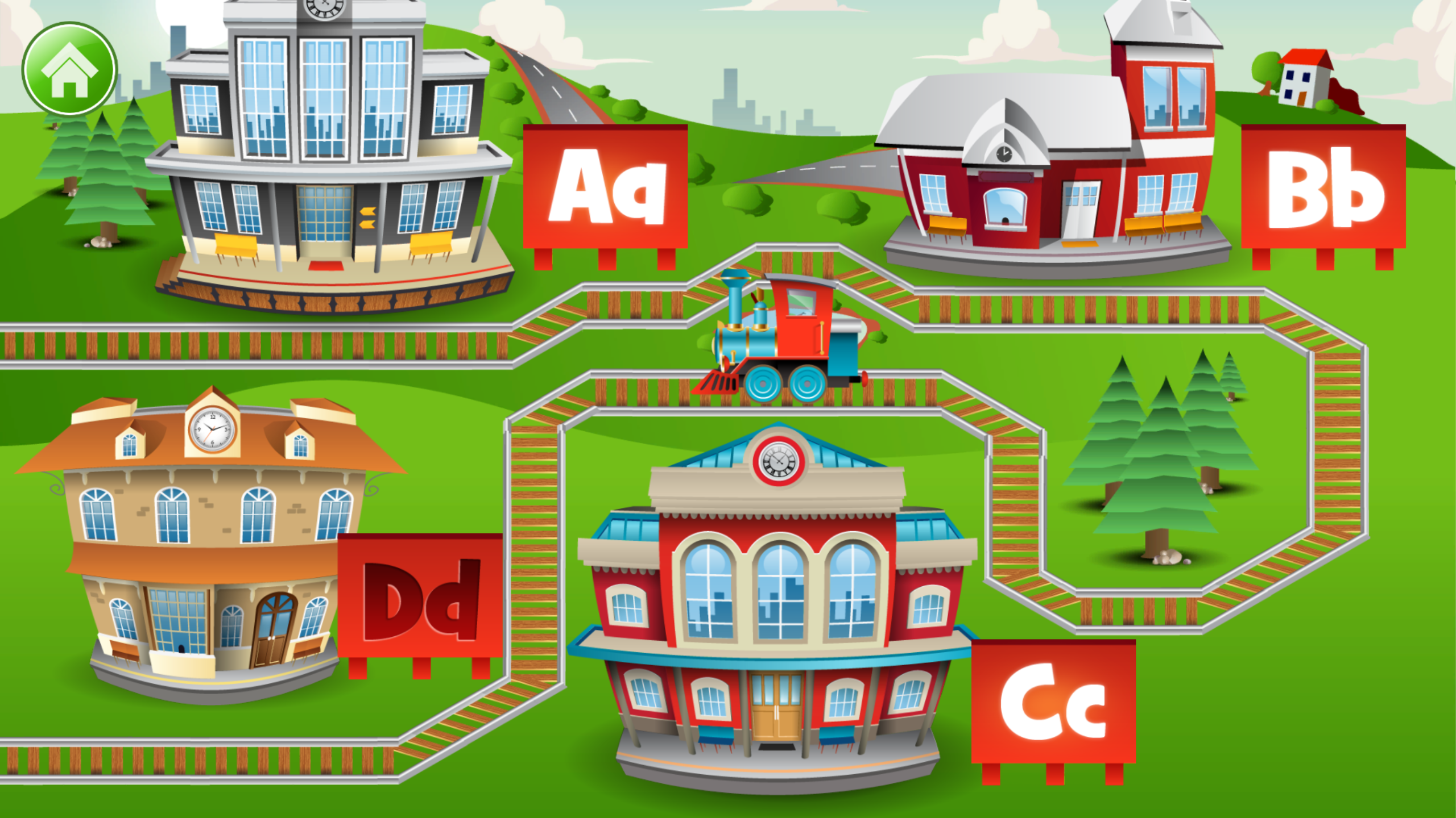 اسکرین شات 3 بازی Kids ABC Trains Lite