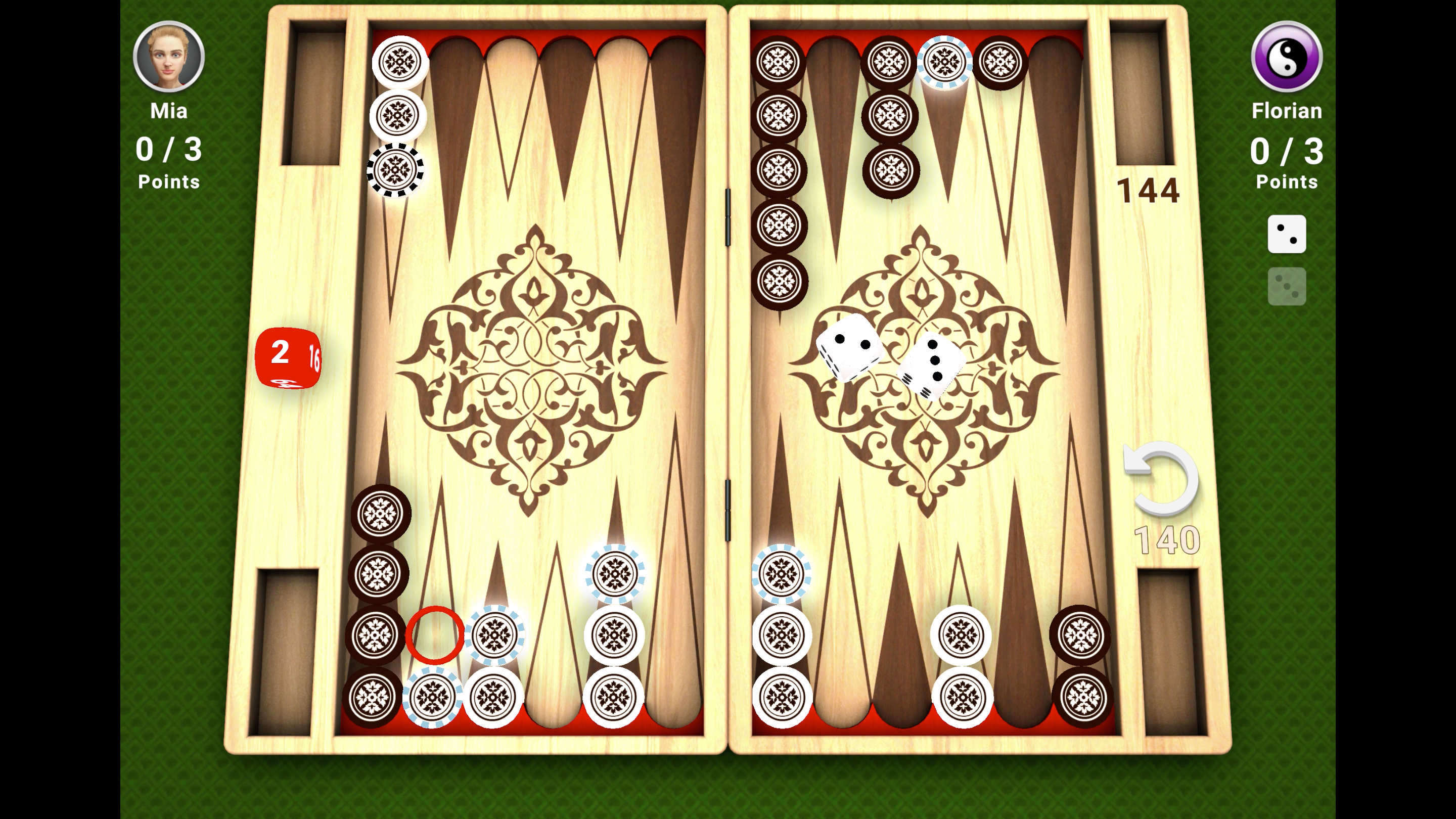 اسکرین شات 5 بازی Backgammon -  Board Game